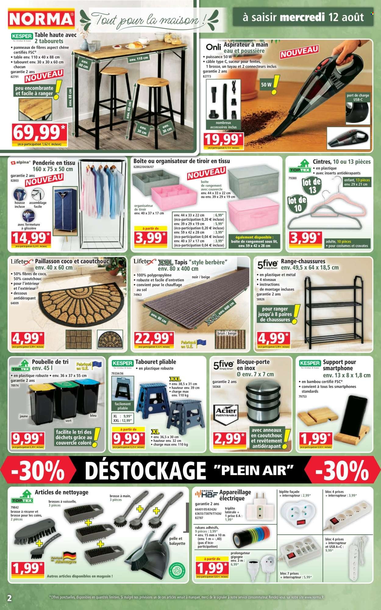 Catalogue NORMA - Du mercredi 12 août 2026