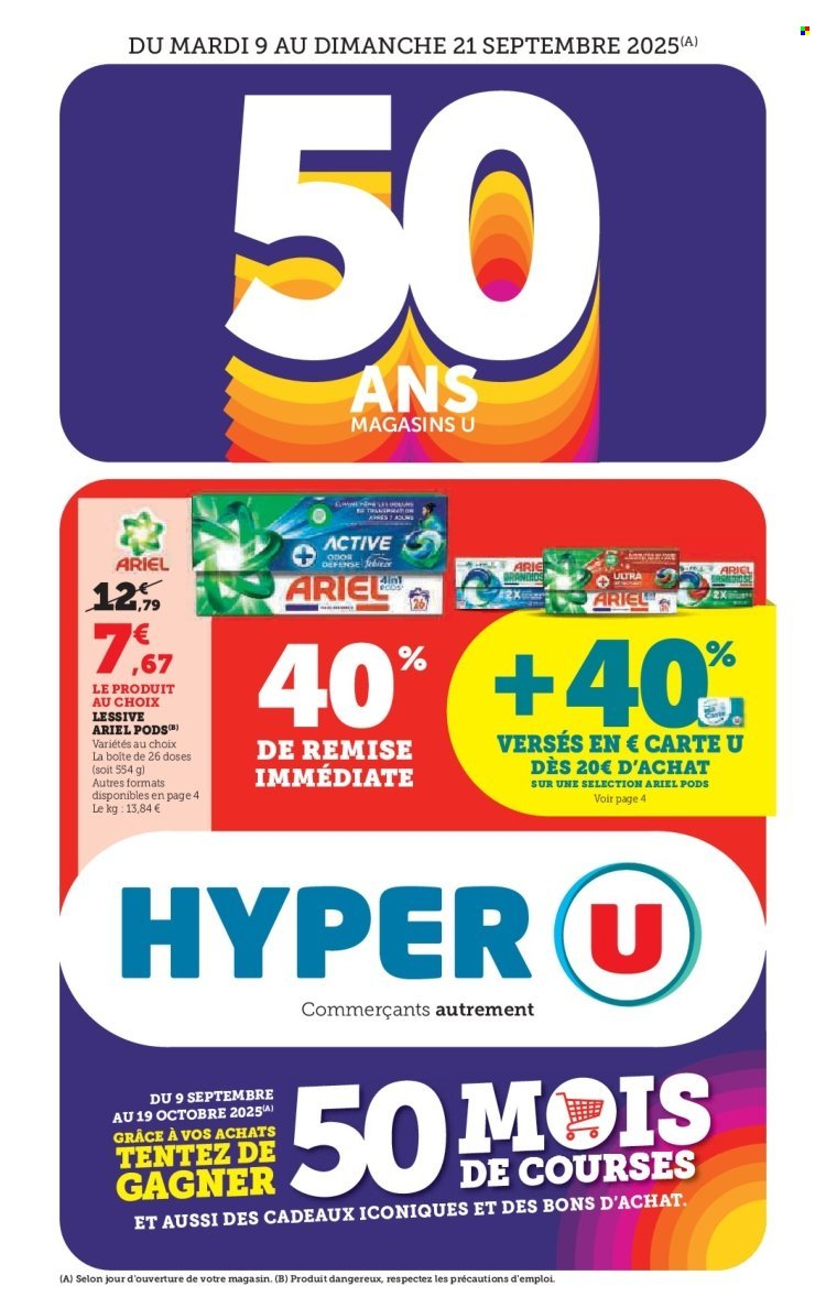 Catalogue HYPER U - Les prix bas de la semaine (2025-09-09 - 2025-09-21)