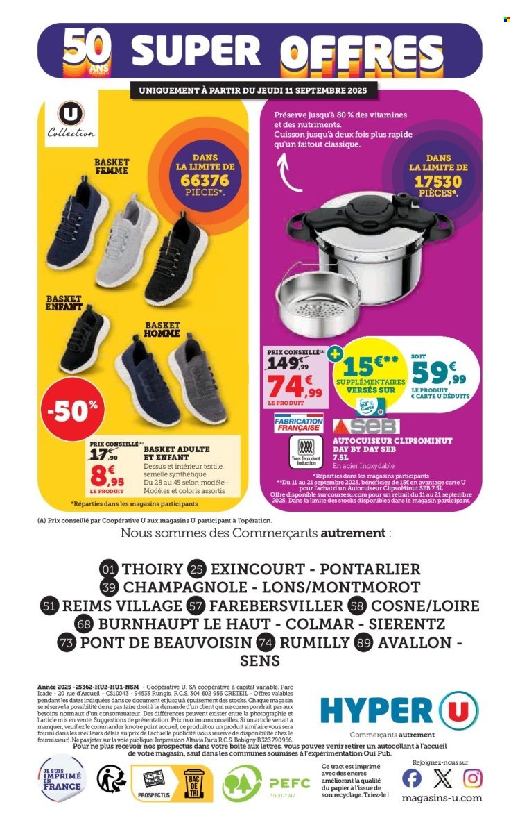 Catalogue HYPER U - Les prix bas de la semaine (2025-09-09 - 2025-09-21)