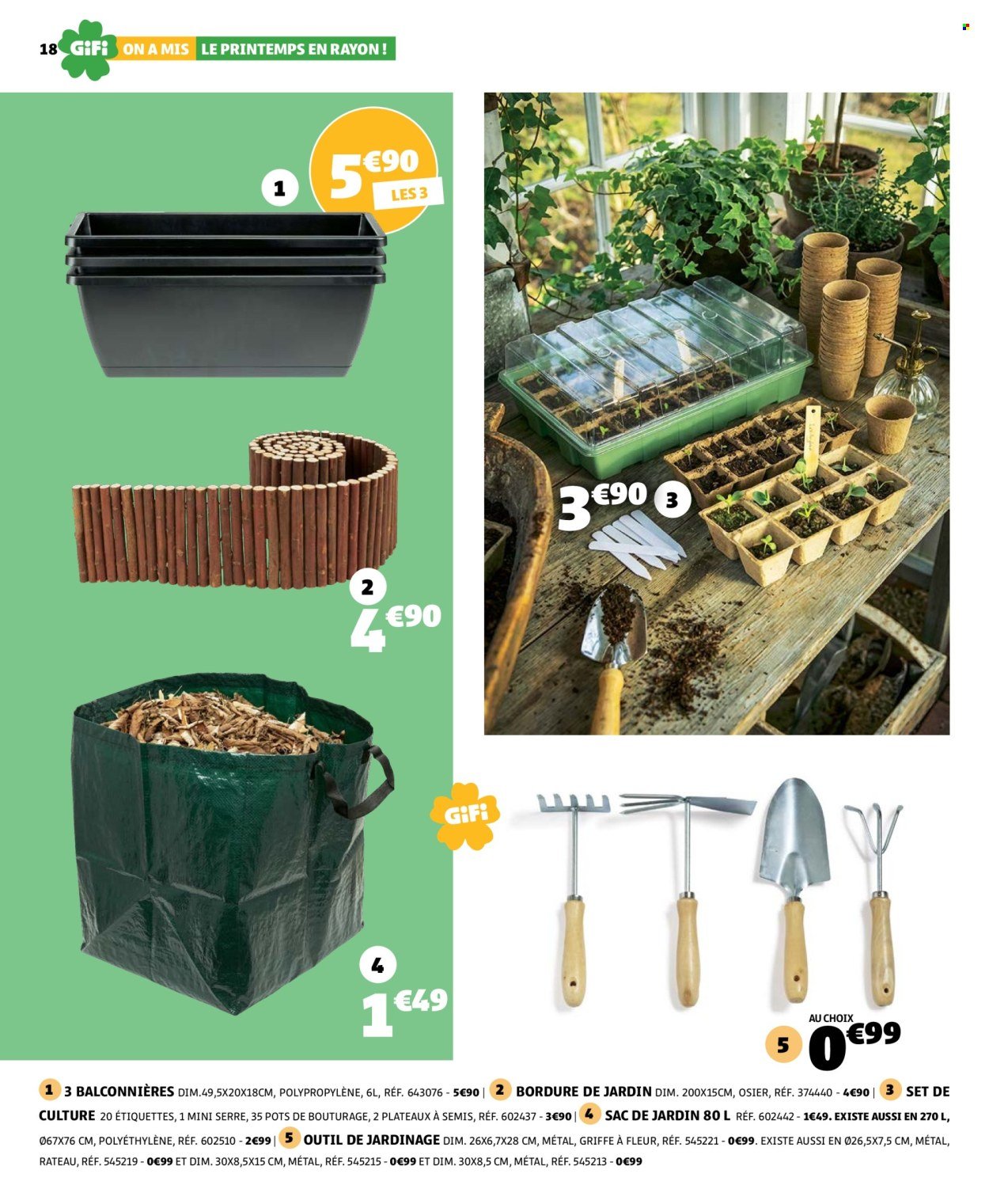 Catalogue GIFI - On a mis le printemps en rayon !