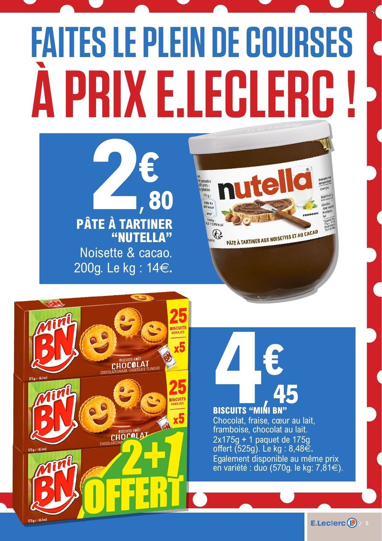 Catalogue E.LECLERC - Du mardi 14 juillet 2026