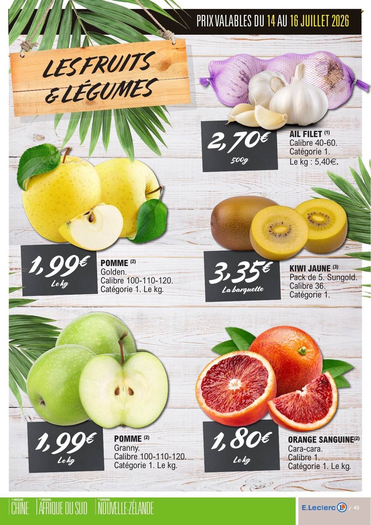 Catalogue E.LECLERC - Du mardi 14 juillet 2026