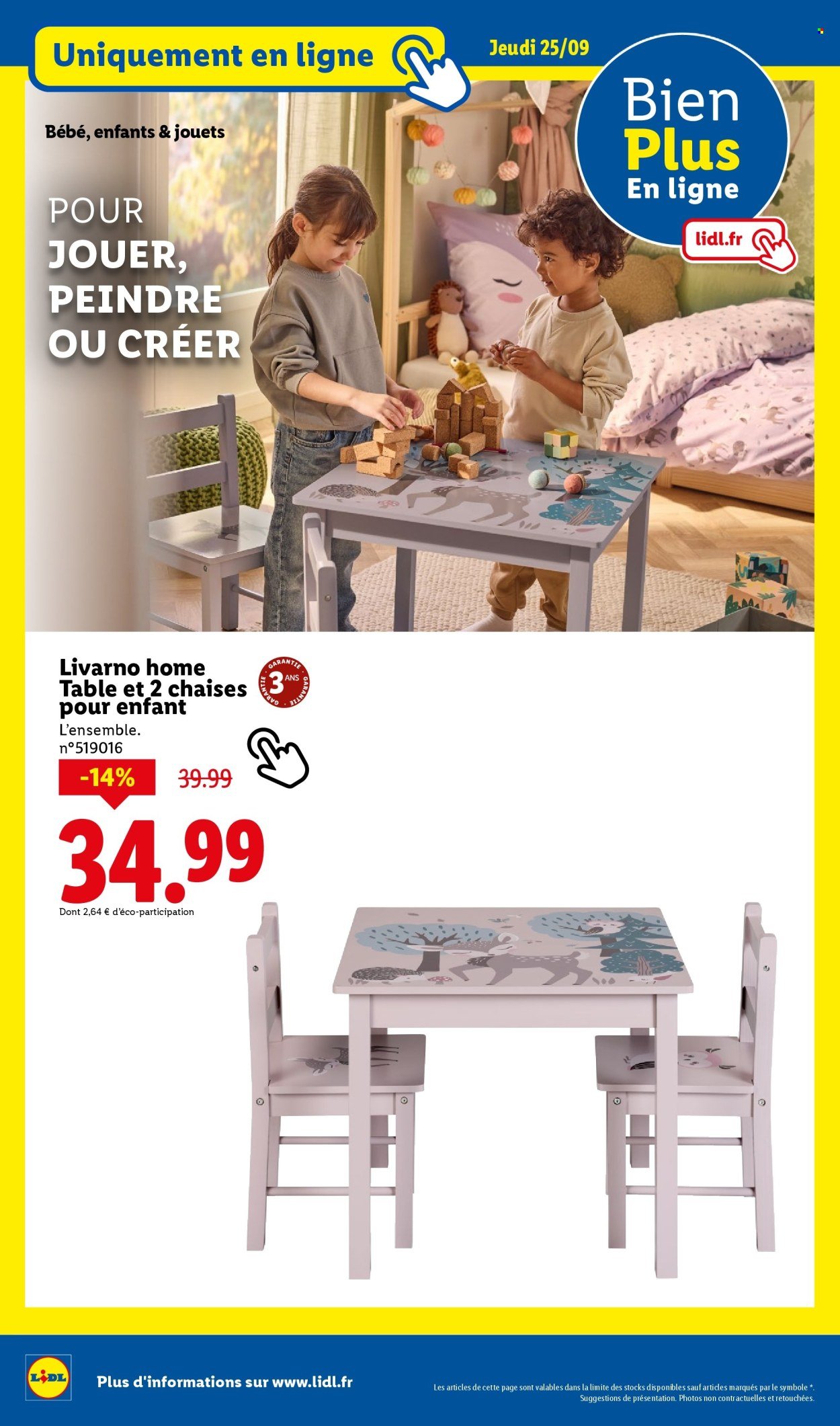 Catalogue LIDL - Les promos de la semaine (2025-09-25 - 2025-10-01)