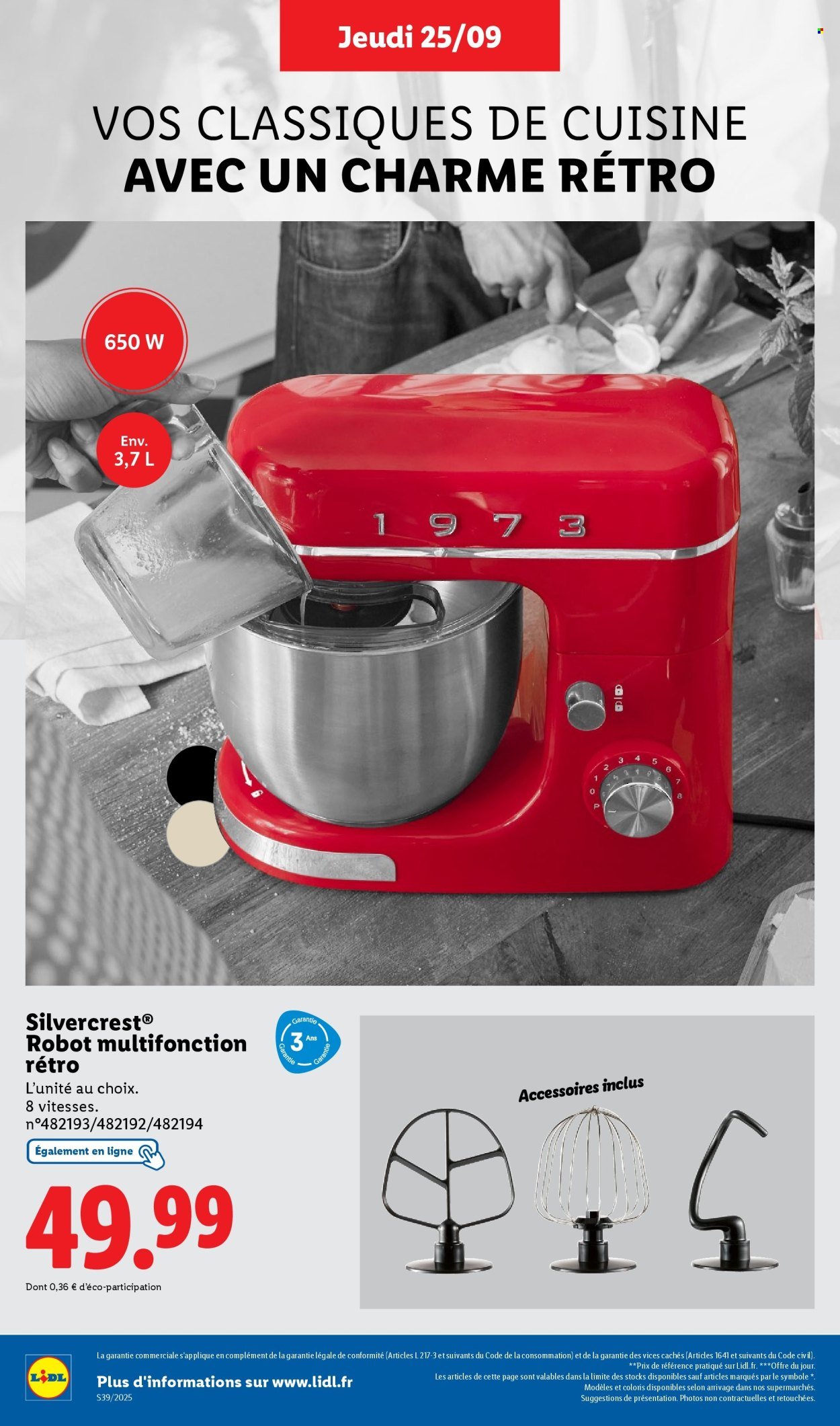 Catalogue LIDL - Les promos de la semaine (2025-09-25 - 2025-10-01)