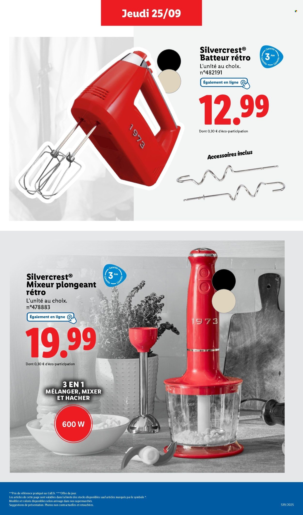 Catalogue LIDL - Les promos de la semaine (2025-09-25 - 2025-10-01)