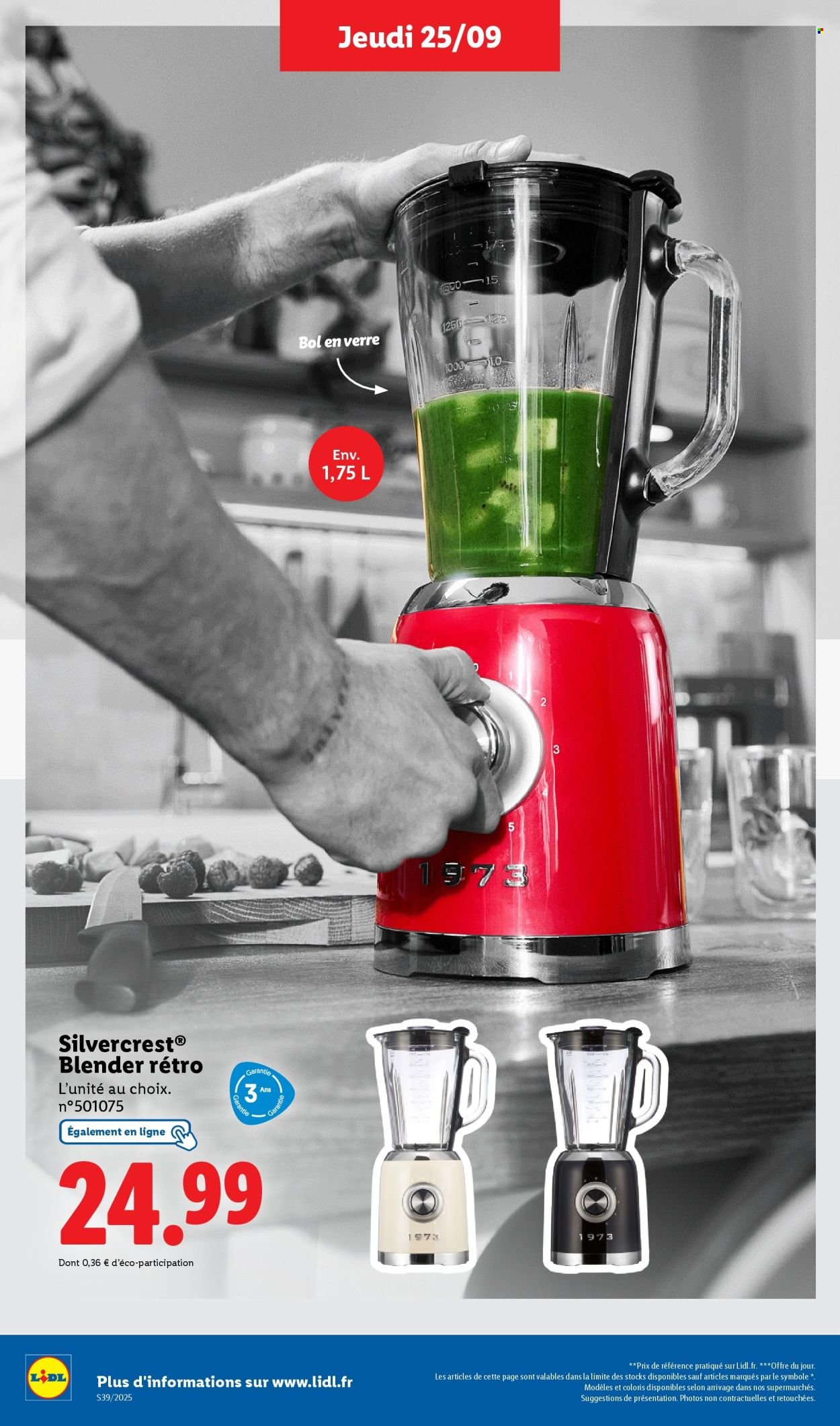 Catalogue LIDL - Les promos de la semaine (2025-09-25 - 2025-10-01)