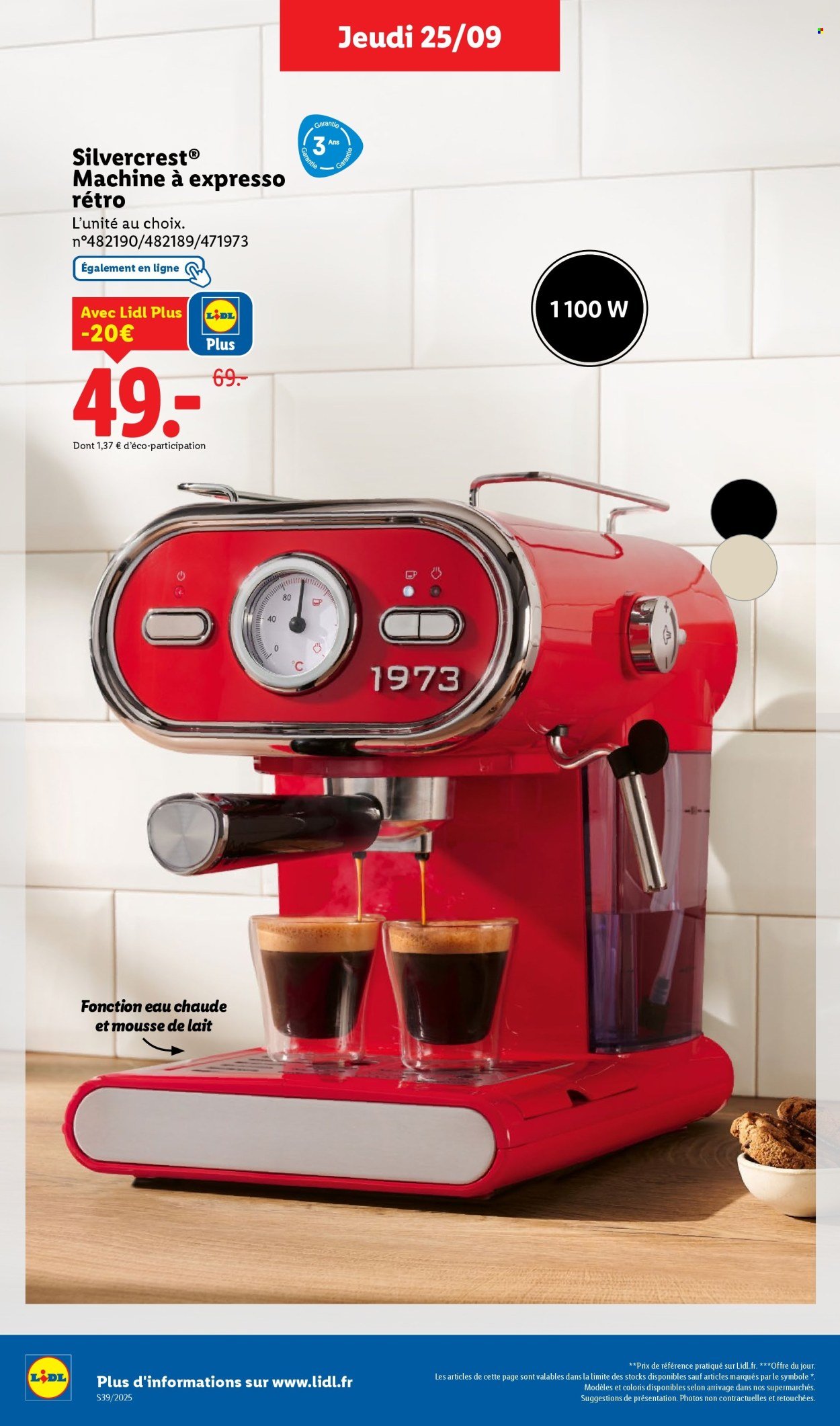 Catalogue LIDL - Les promos de la semaine (2025-09-25 - 2025-10-01)