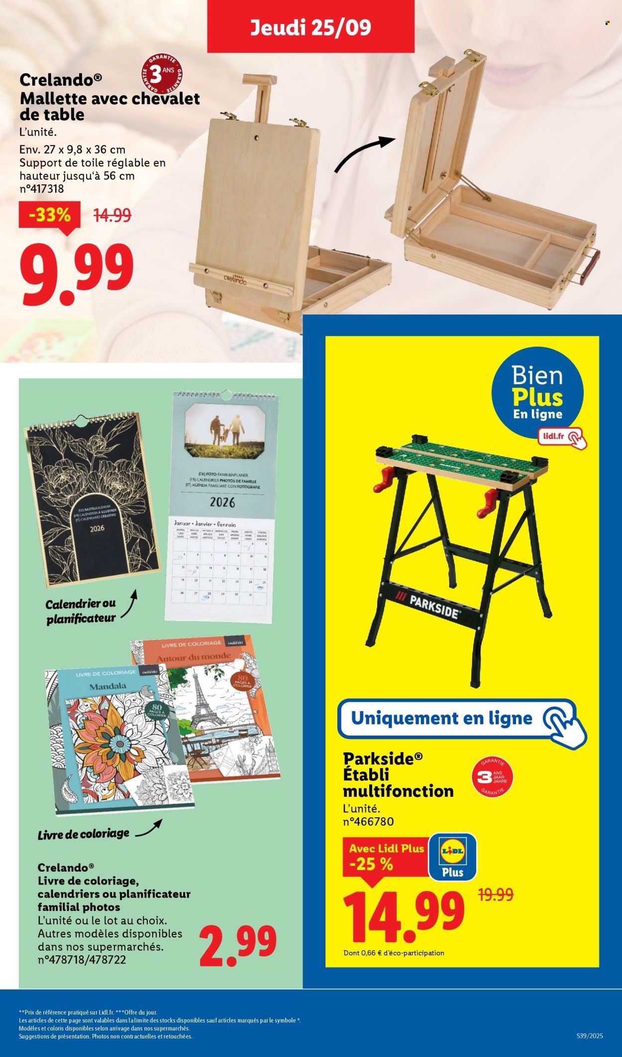 Catalogue LIDL - Les promos de la semaine (2025-09-25 - 2025-10-01)