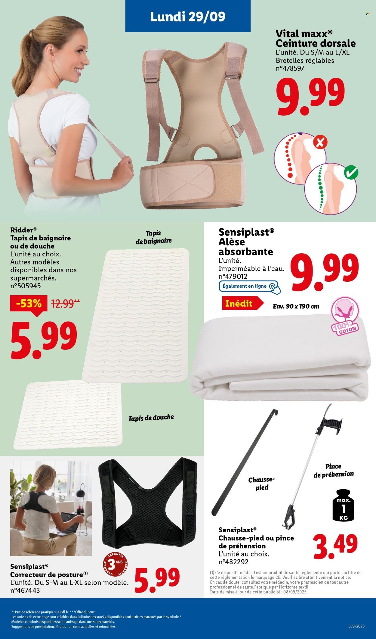 Catalogue LIDL - Les promos de la semaine (2025-09-25 - 2025-10-01)