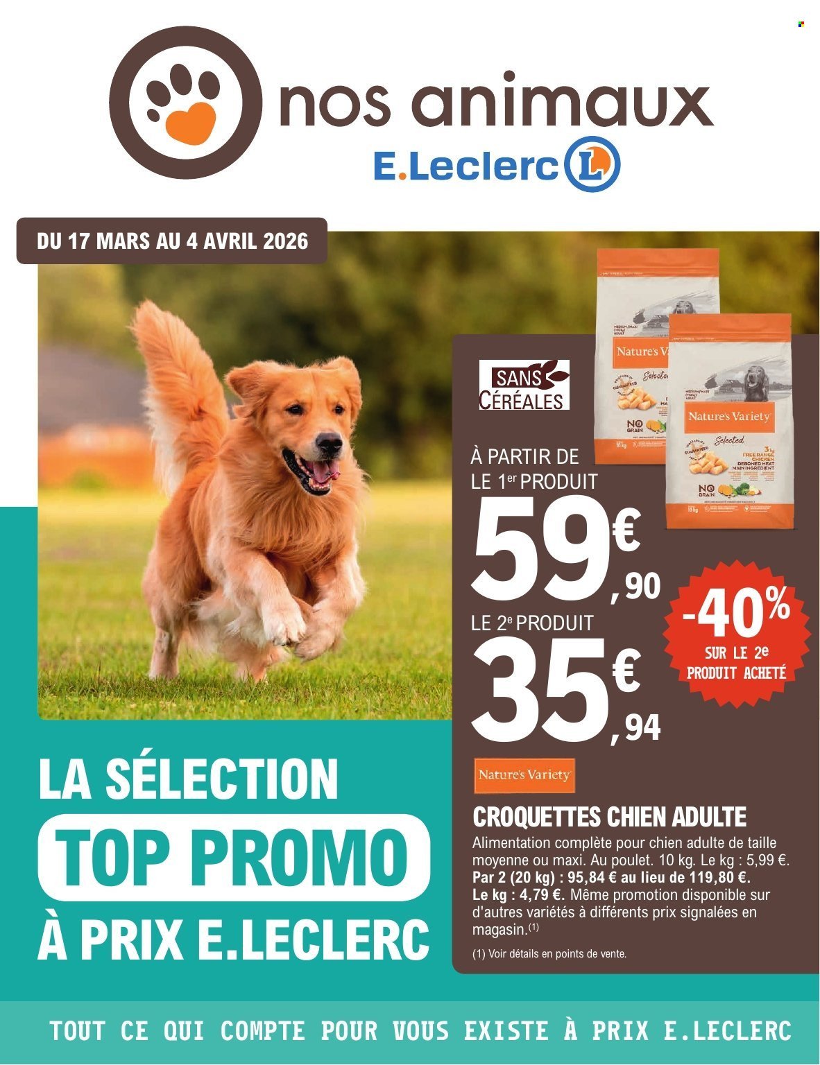Catalogue E.LECLERC - TRAFIC ANIMALERIE