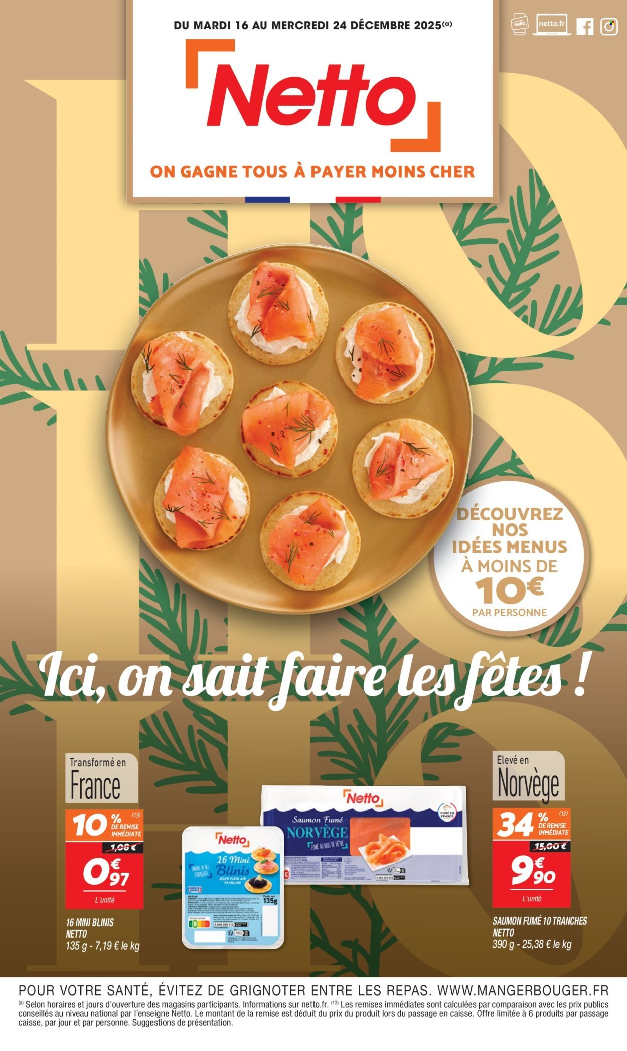 Catalogue NETTO - Festif (2025-12-16 - 2025-12-24)