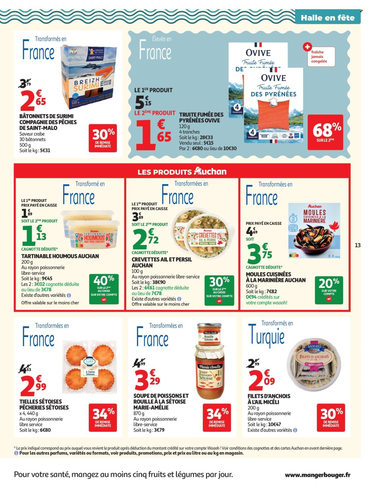 Catalogue AUCHAN - Produits laitiers hypers