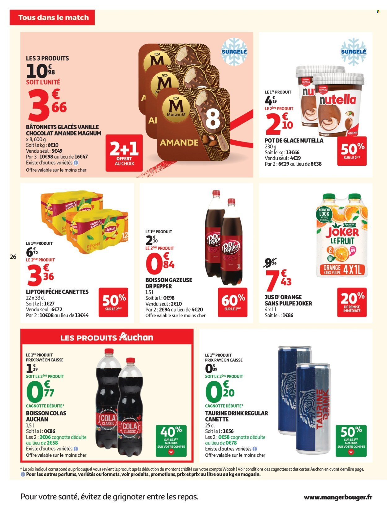 Catalogue AUCHAN - Produits laitiers hypers