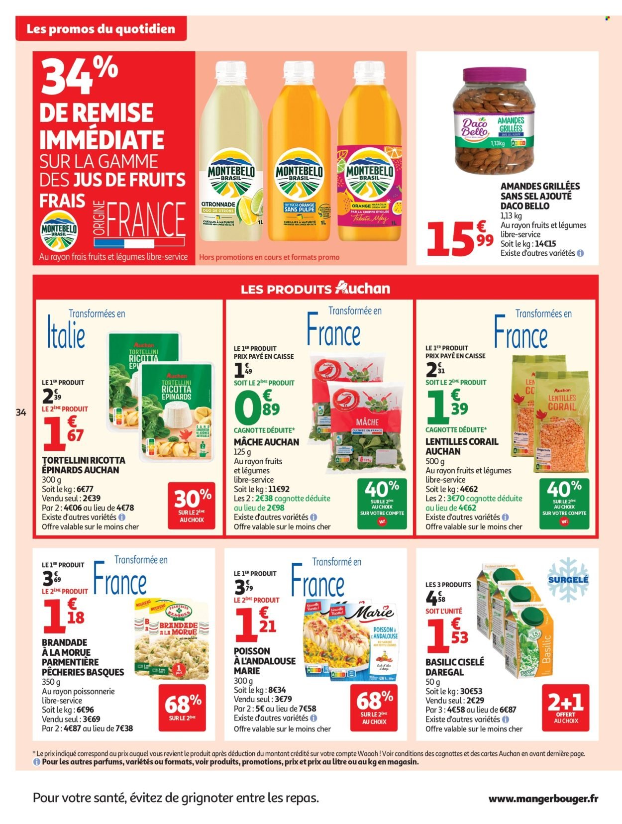 Catalogue AUCHAN - Produits laitiers hypers