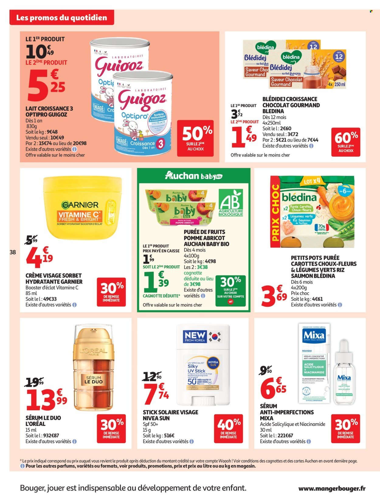 Catalogue AUCHAN - Produits laitiers hypers