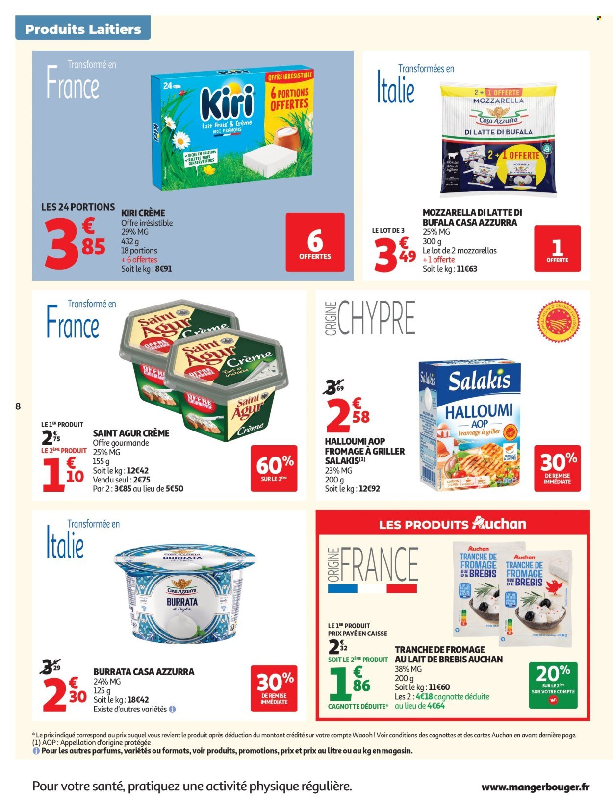 Catalogue AUCHAN - Produits laitiers hypers