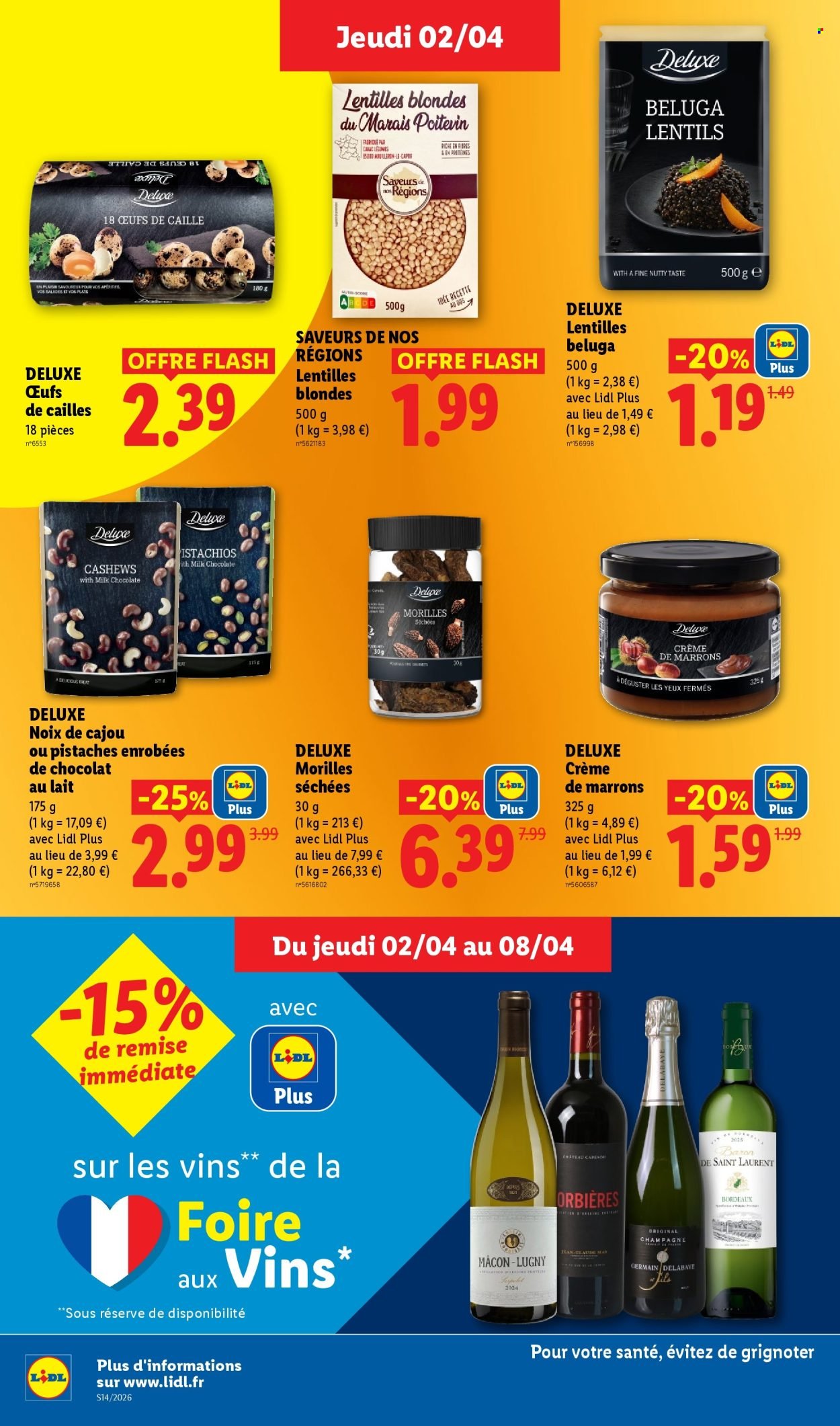 Catalogue LIDL - Les promos de la semaine (2026-04-02 - 2026-04-08)