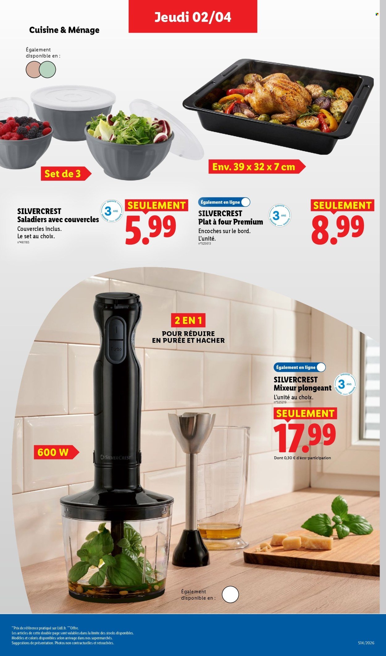 Catalogue LIDL - Les promos de la semaine (2026-04-02 - 2026-04-08)