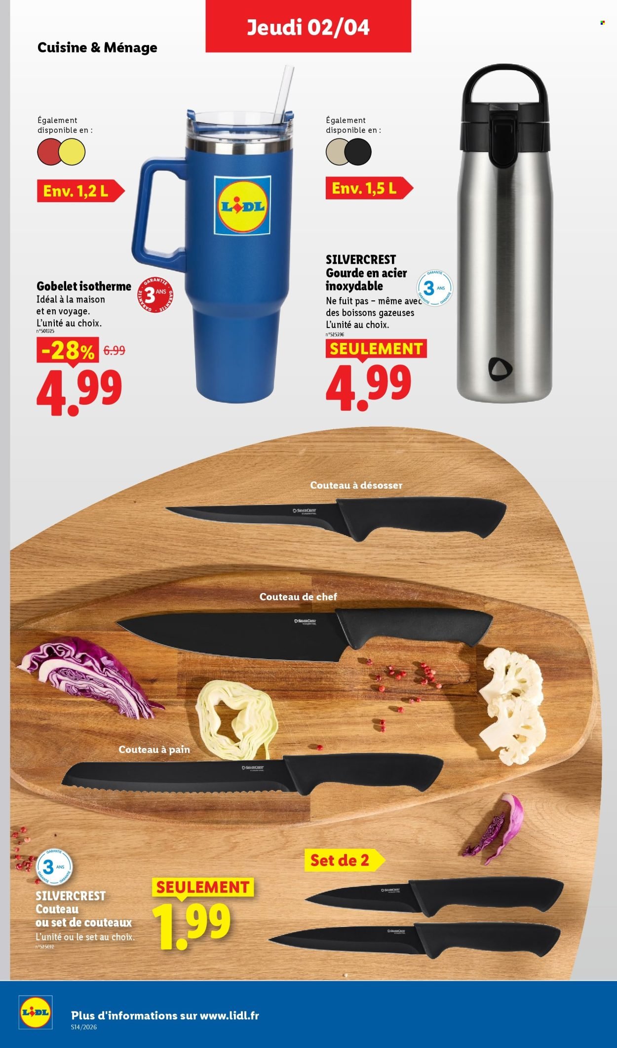 Catalogue LIDL - Les promos de la semaine (2026-04-02 - 2026-04-08)