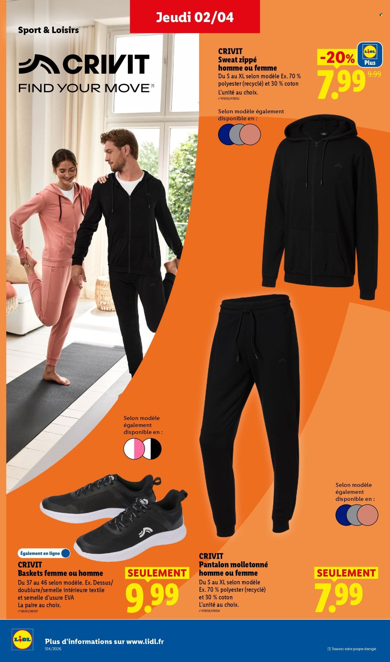 Catalogue LIDL - Les promos de la semaine (2026-04-02 - 2026-04-08)