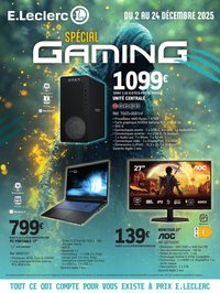Catalogue E.LECLERC - SPÉCIAL GAMING (2025-12-02 - 2025-12-24)