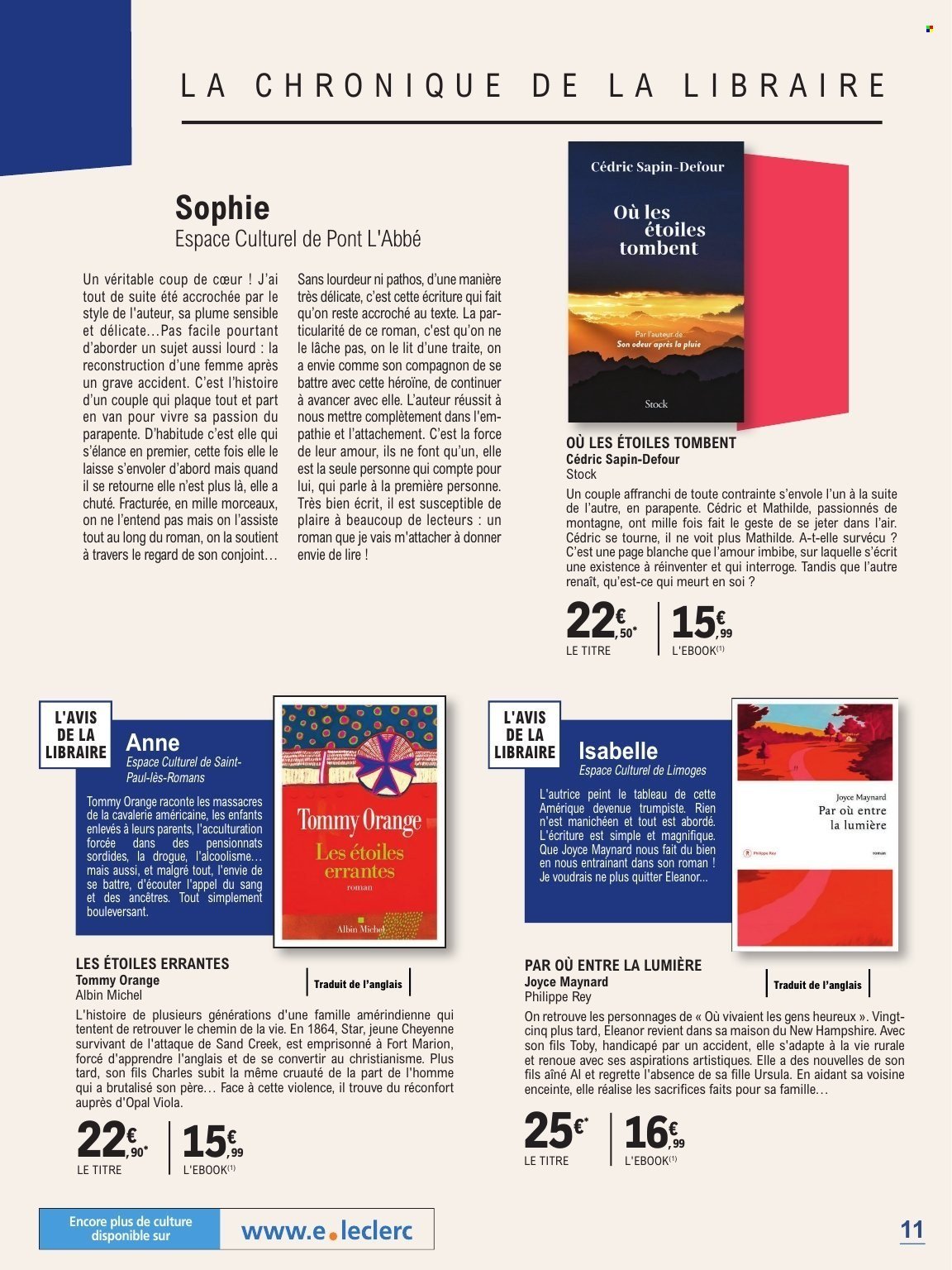 Catalogue E.LECLERC - GUIDE RENTREE LITTERAIRE (2025-09-02 - 2025-10-25)