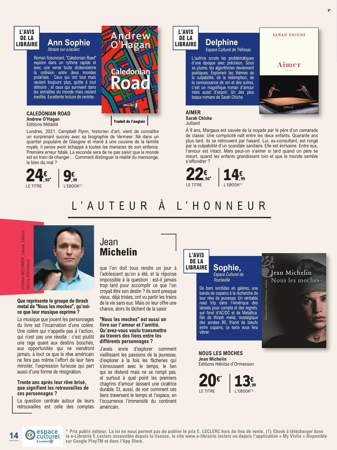 Catalogue E.LECLERC - GUIDE RENTREE LITTERAIRE (2025-09-02 - 2025-10-25)