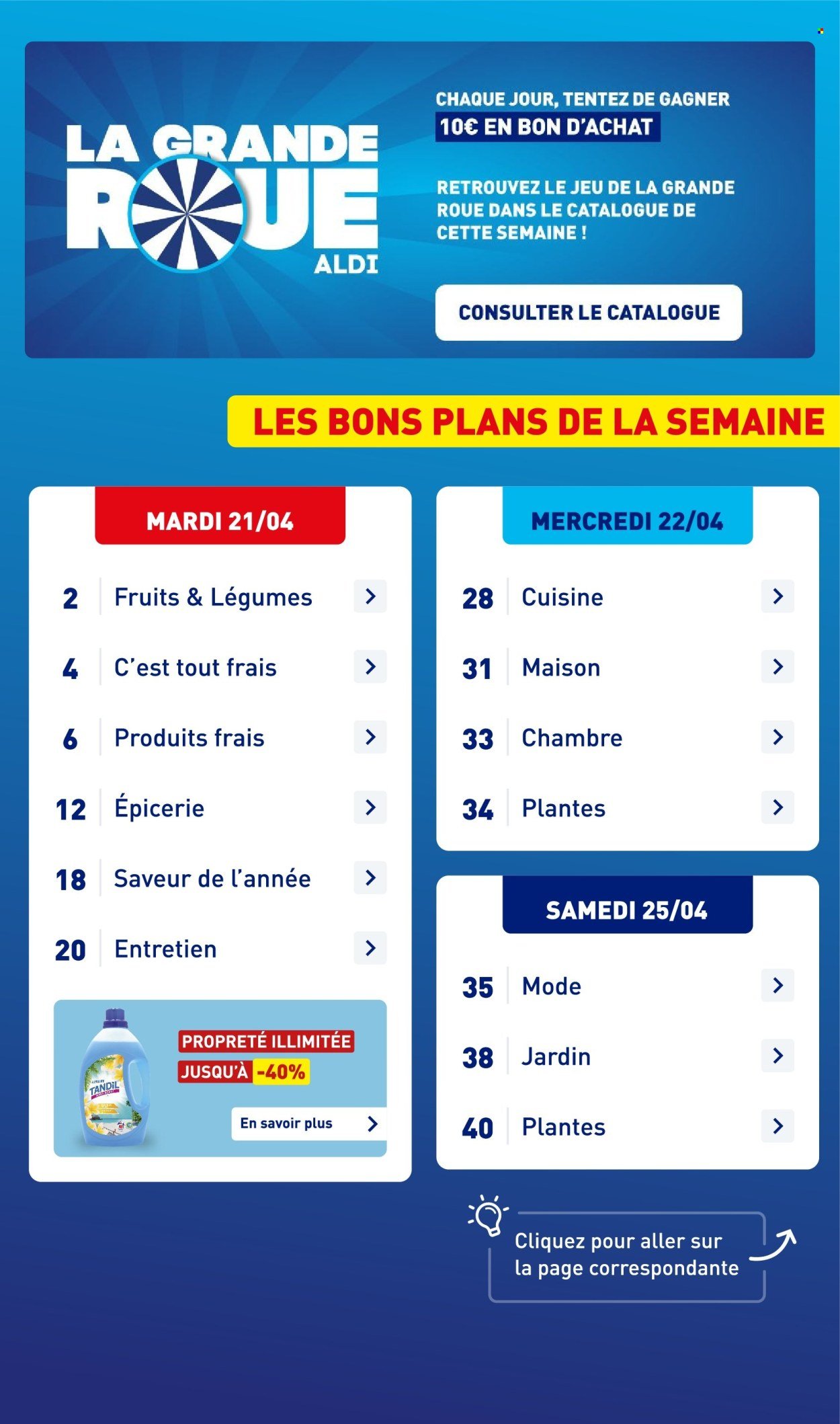 Catalogue ALDI - Propreté illimitée  josqu'à -40% (2026-04-21 - 2026-04-27)