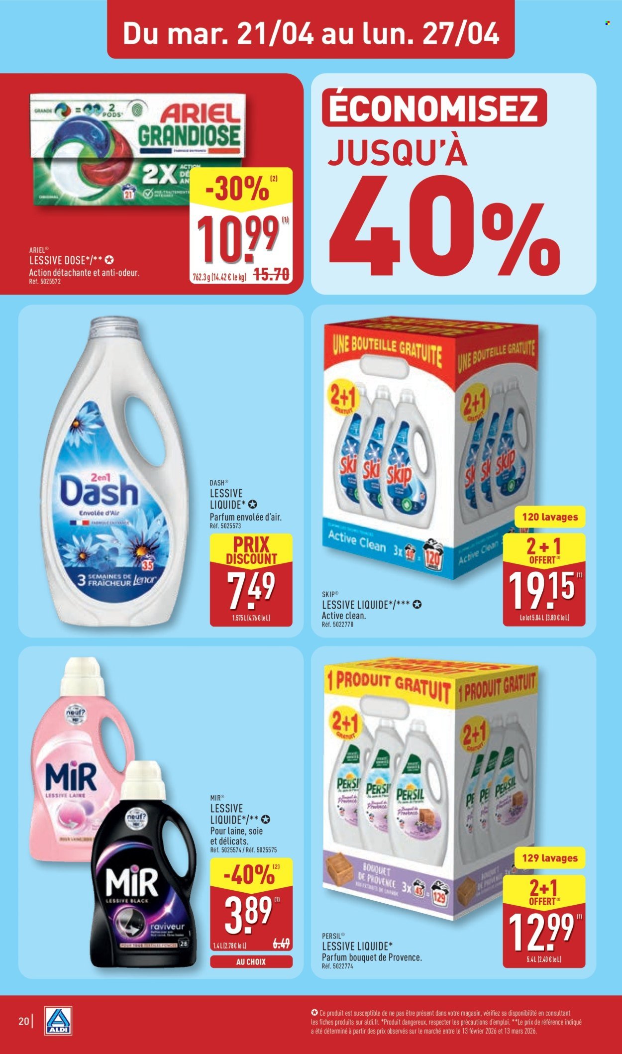 Catalogue ALDI - Propreté illimitée  josqu'à -40% (2026-04-21 - 2026-04-27)