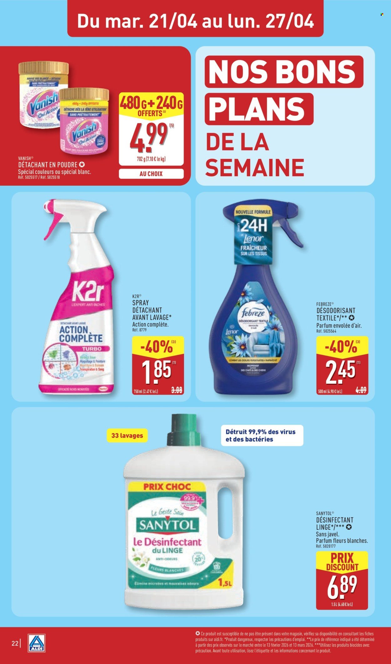 Catalogue ALDI - Propreté illimitée  josqu'à -40% (2026-04-21 - 2026-04-27)