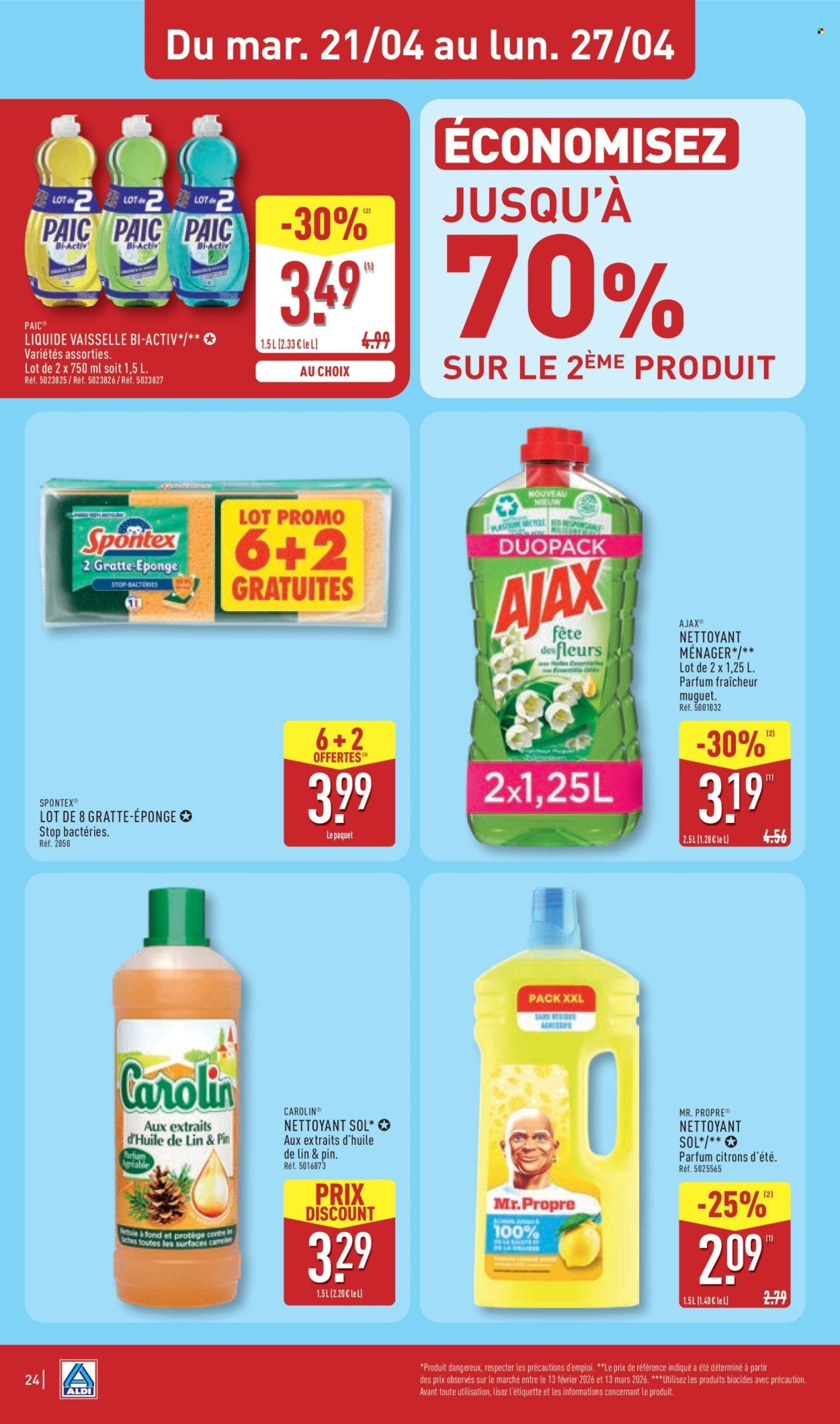 Catalogue ALDI - Propreté illimitée  josqu'à -40% (2026-04-21 - 2026-04-27)