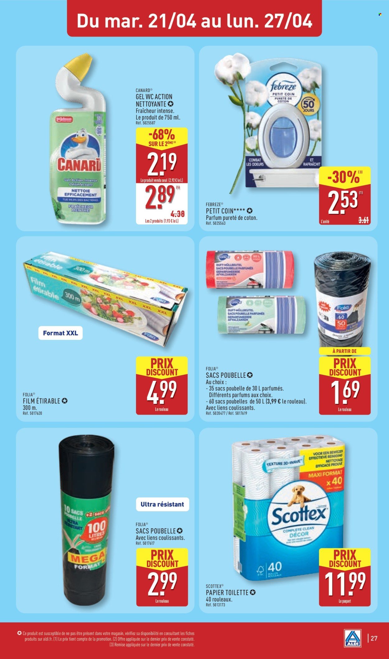 Catalogue ALDI - Propreté illimitée  josqu'à -40% (2026-04-21 - 2026-04-27)