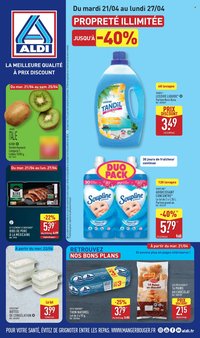 Catalogue ALDI - Propreté illimitée  josqu'à -40%