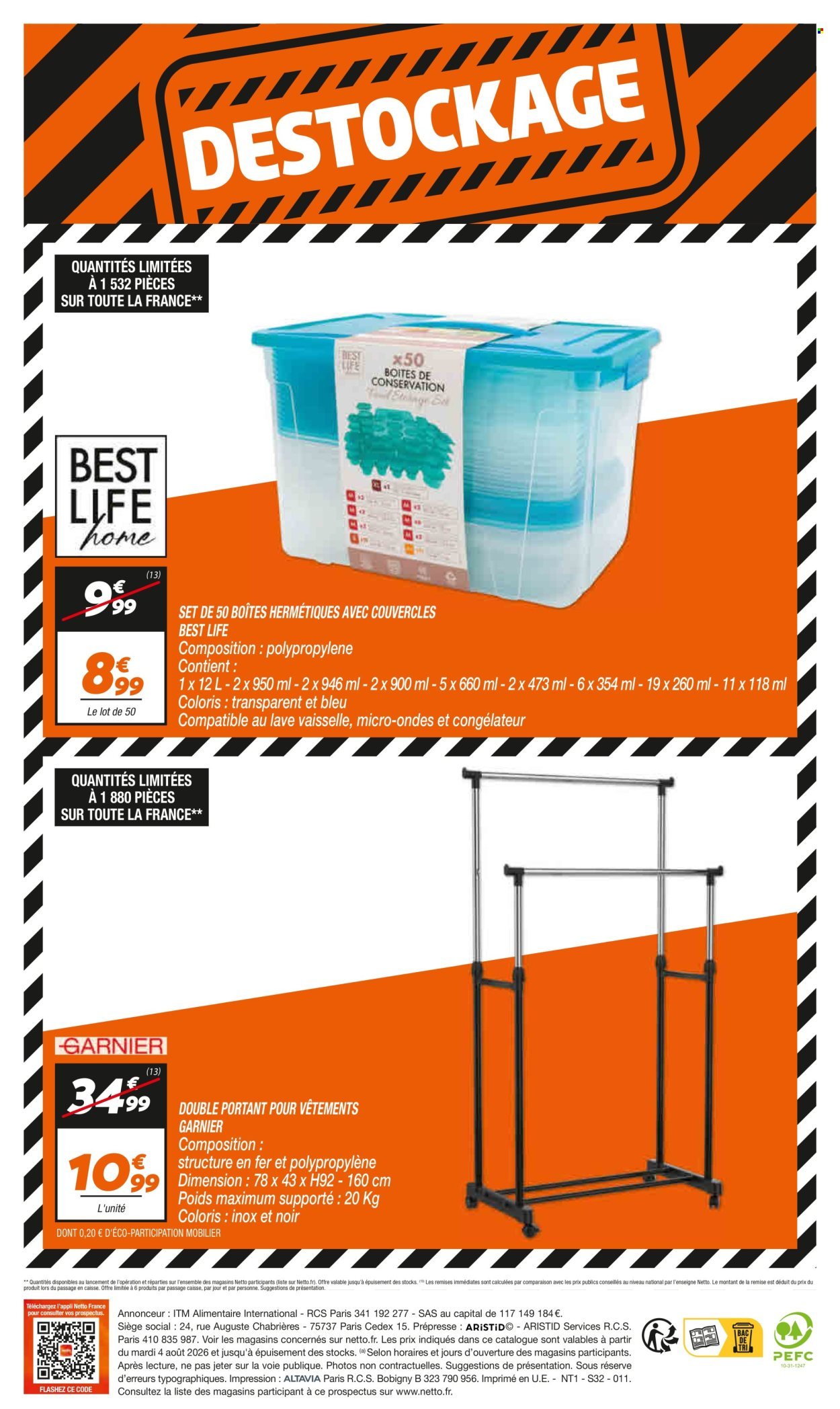 Catalogue NETTO - DESTOCKAGE AOÛT