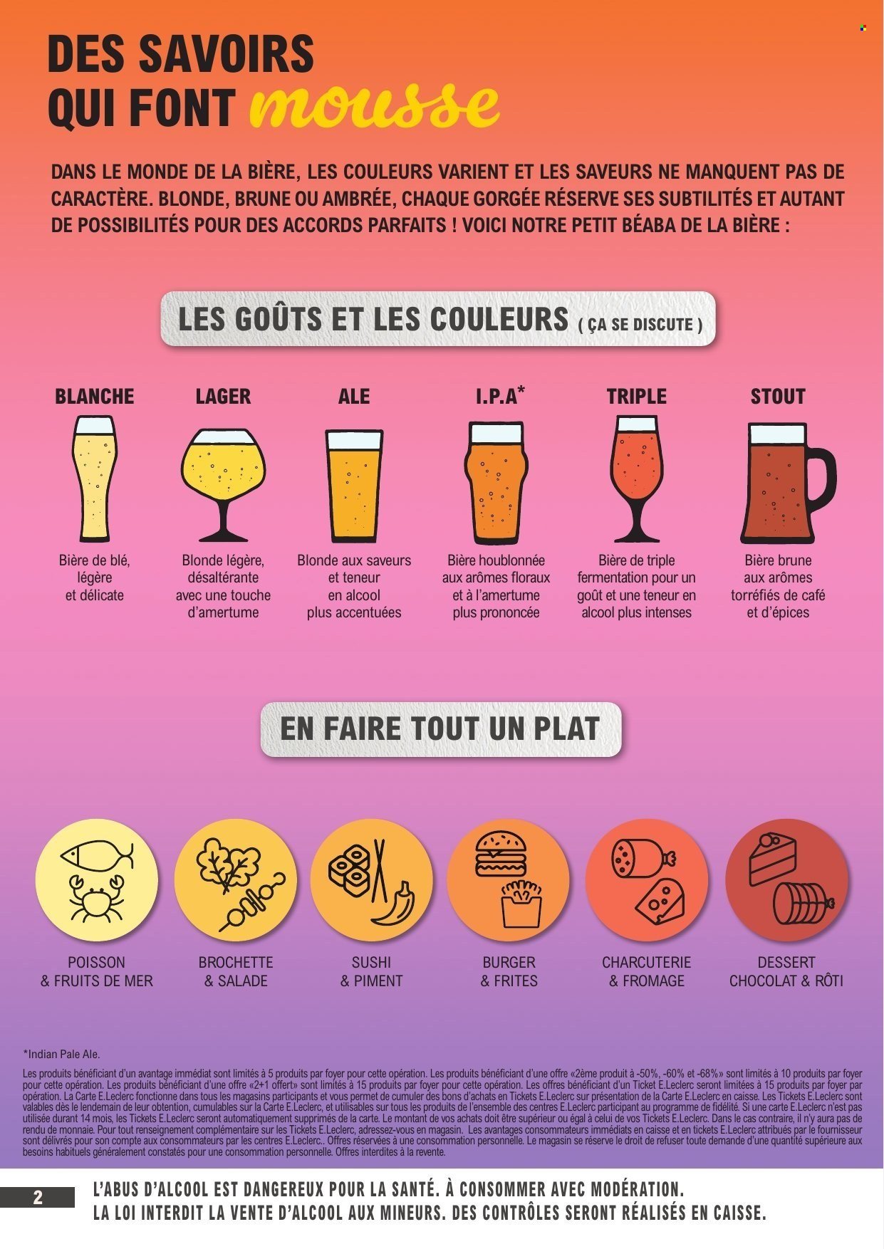 Catalogue E.LECLERC - FOIRE A LA BIERE
