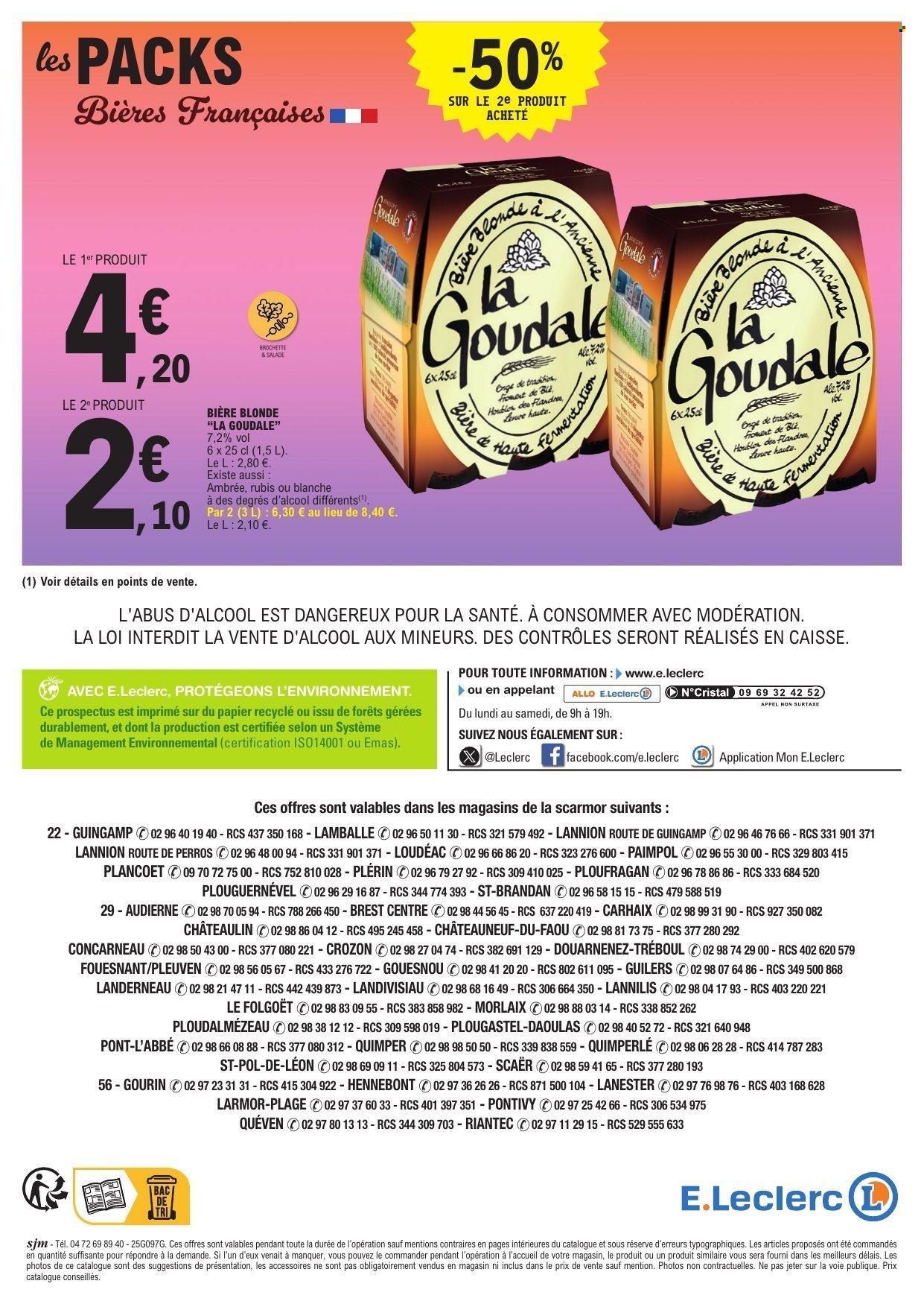 Catalogue E.LECLERC - FOIRE A LA BIERE