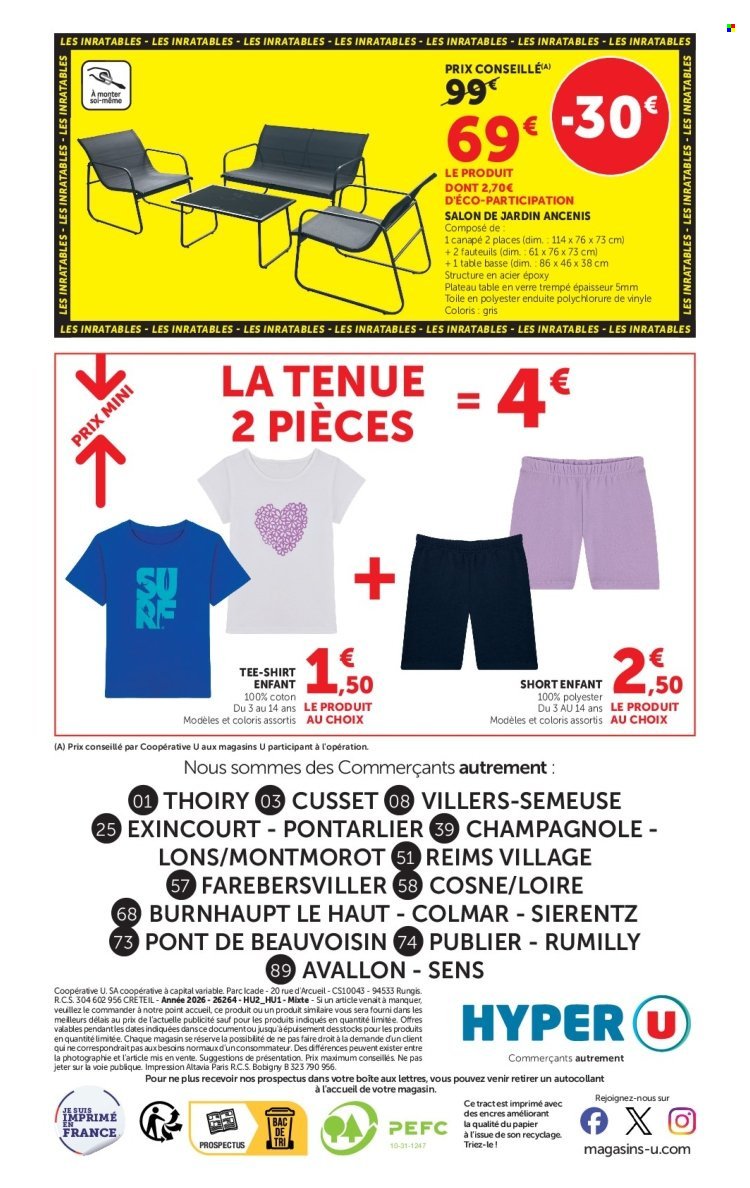 Catalogue HYPER U - Les prix bas de la semaine