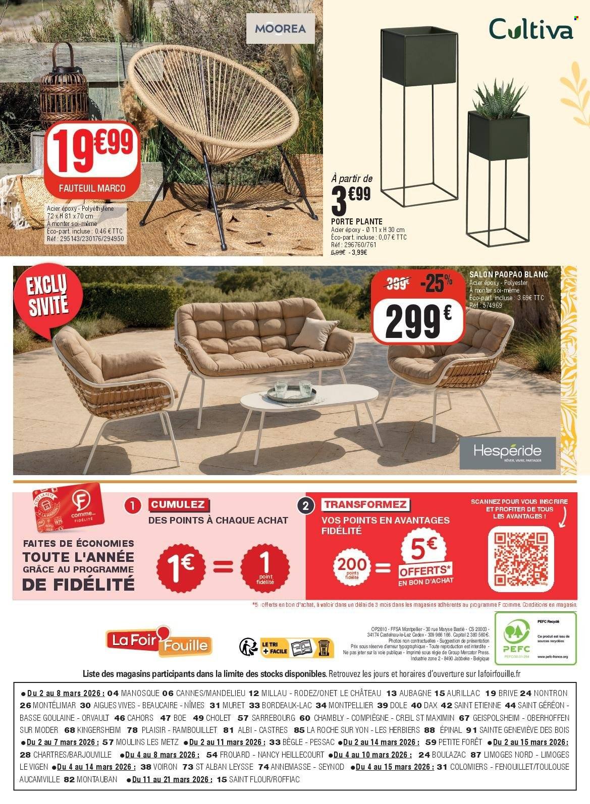 Catalogue LA FOIR'FOUILLE - Du lundi 2 mars 2026 (2026-03-02 - 2026-03-08)