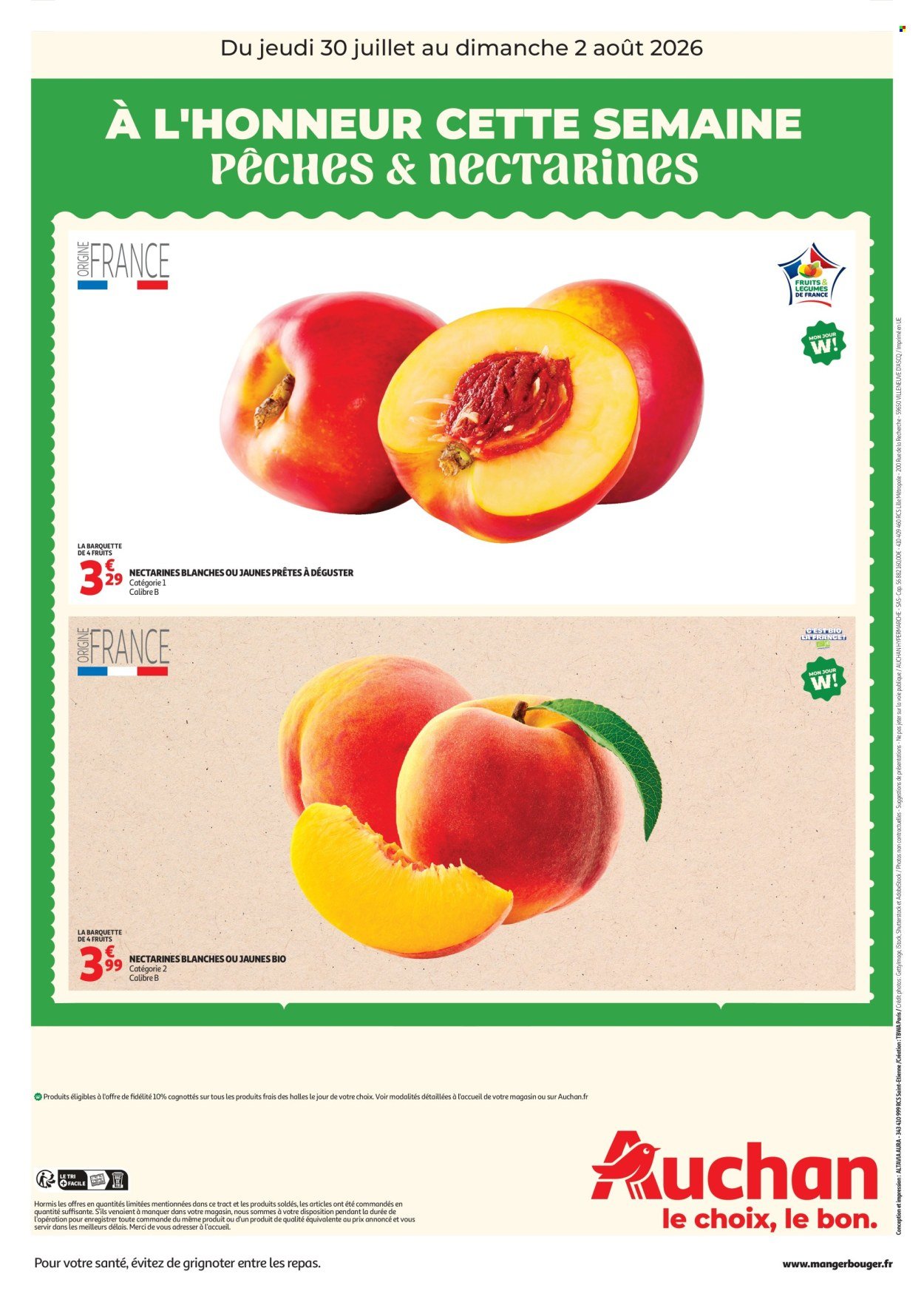 Catalogue AUCHAN - À l'honneur cette semaine