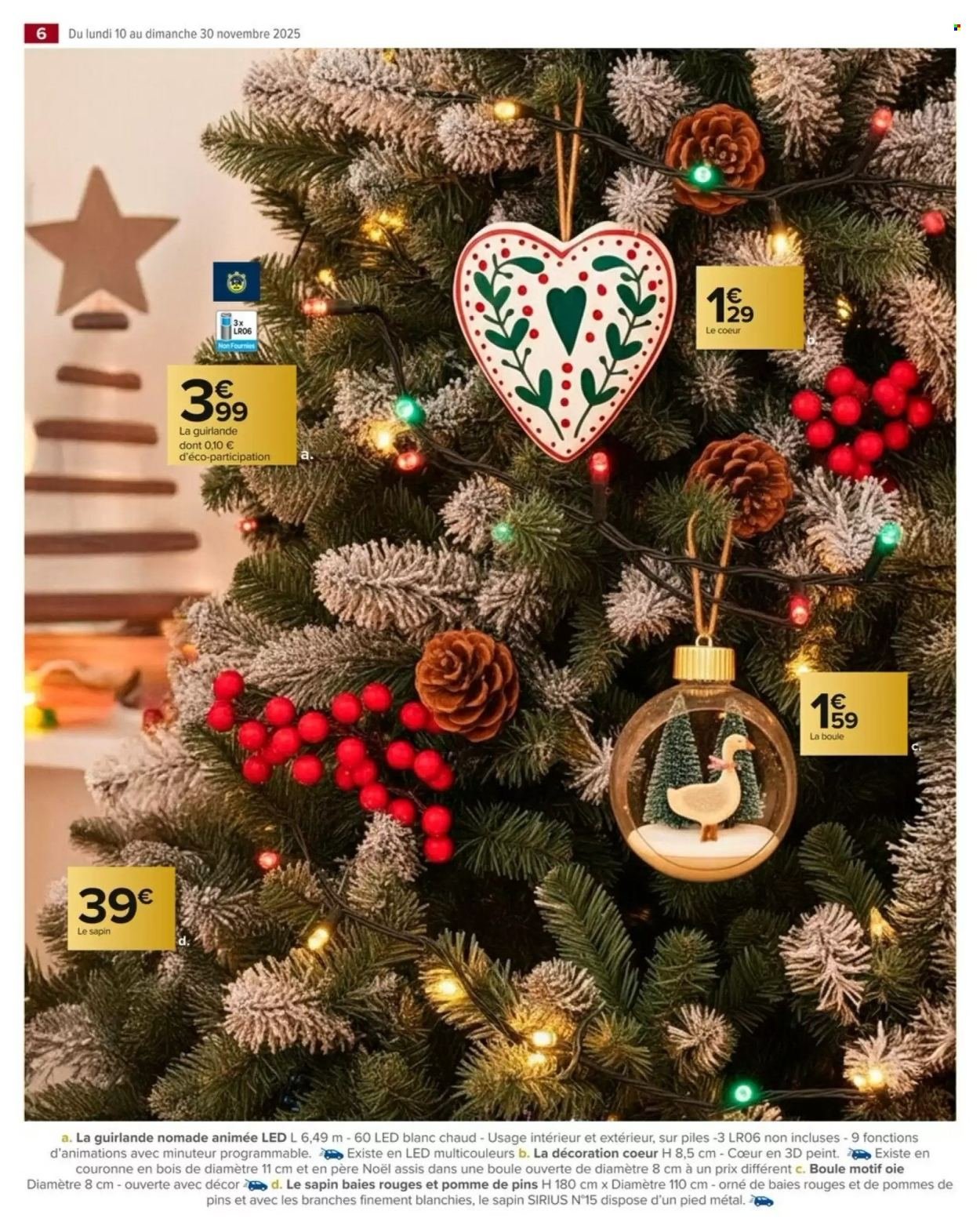 Catalogue CARREFOUR MARKET - DÉCO ET ART DE LA TABLE POUR LES FÊTES