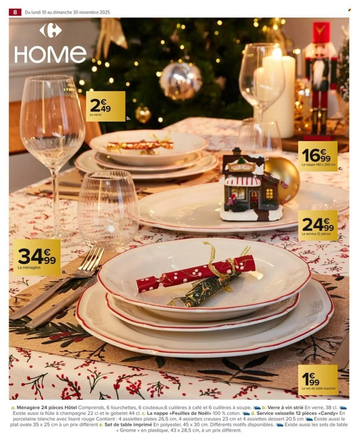 Catalogue CARREFOUR MARKET - DÉCO ET ART DE LA TABLE POUR LES FÊTES
