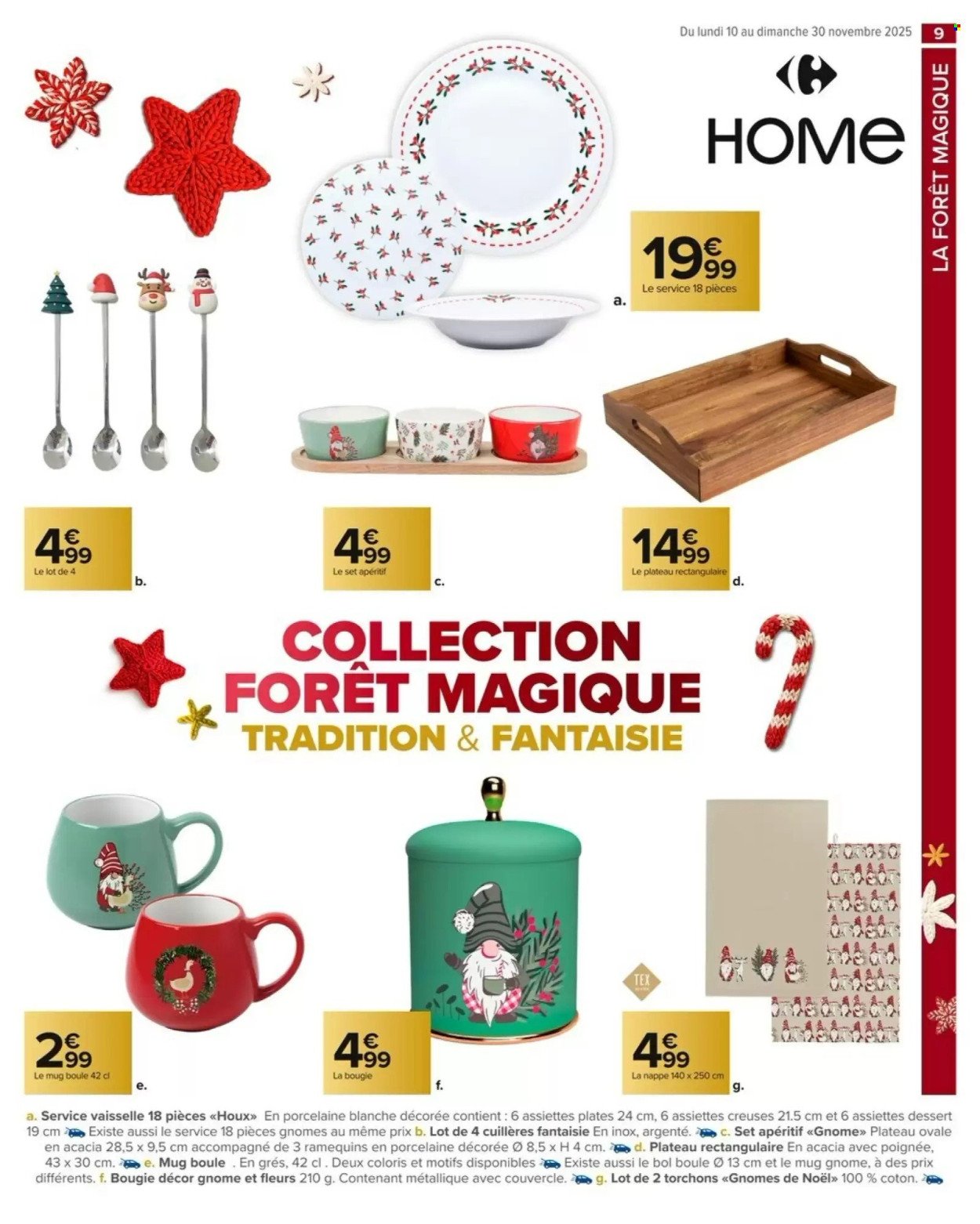 Catalogue CARREFOUR MARKET - DÉCO ET ART DE LA TABLE POUR LES FÊTES