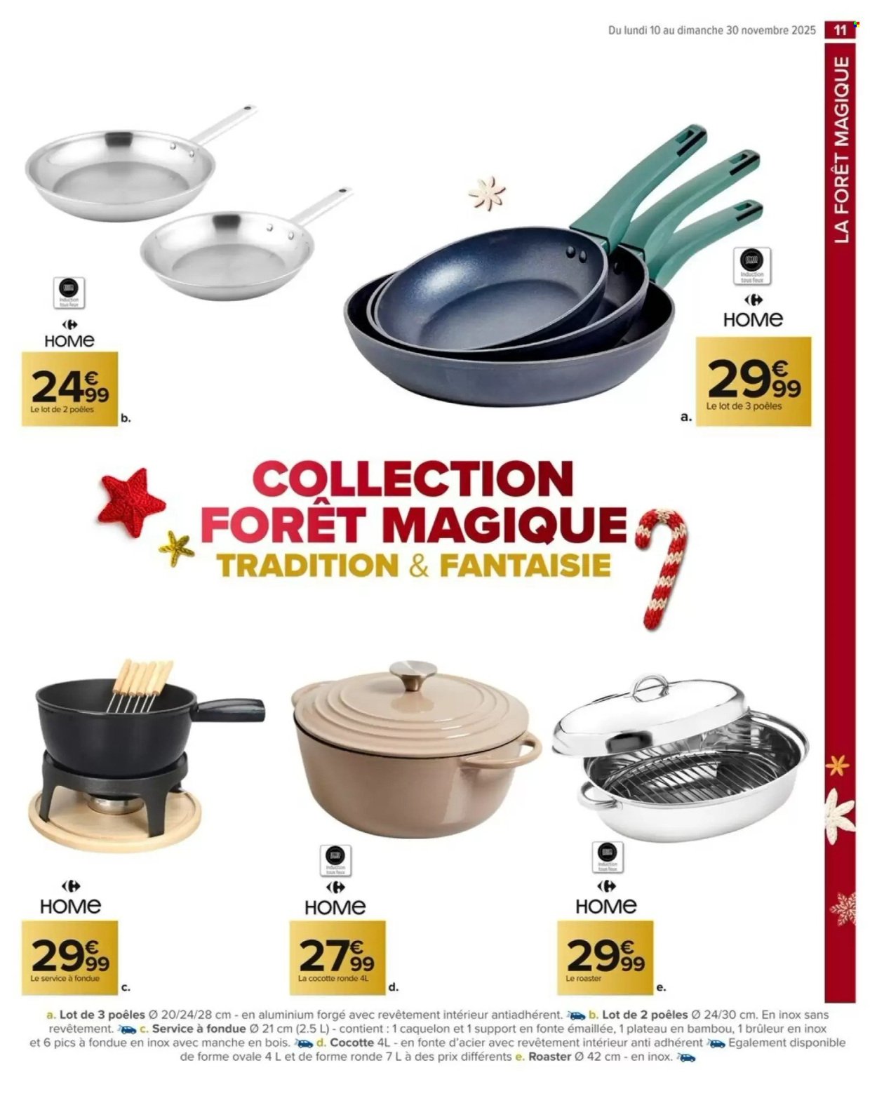 Catalogue CARREFOUR MARKET - DÉCO ET ART DE LA TABLE POUR LES FÊTES
