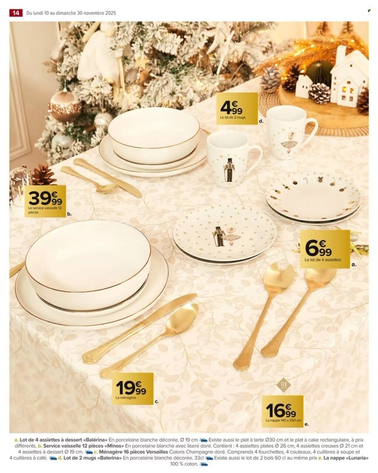Catalogue CARREFOUR MARKET - DÉCO ET ART DE LA TABLE POUR LES FÊTES