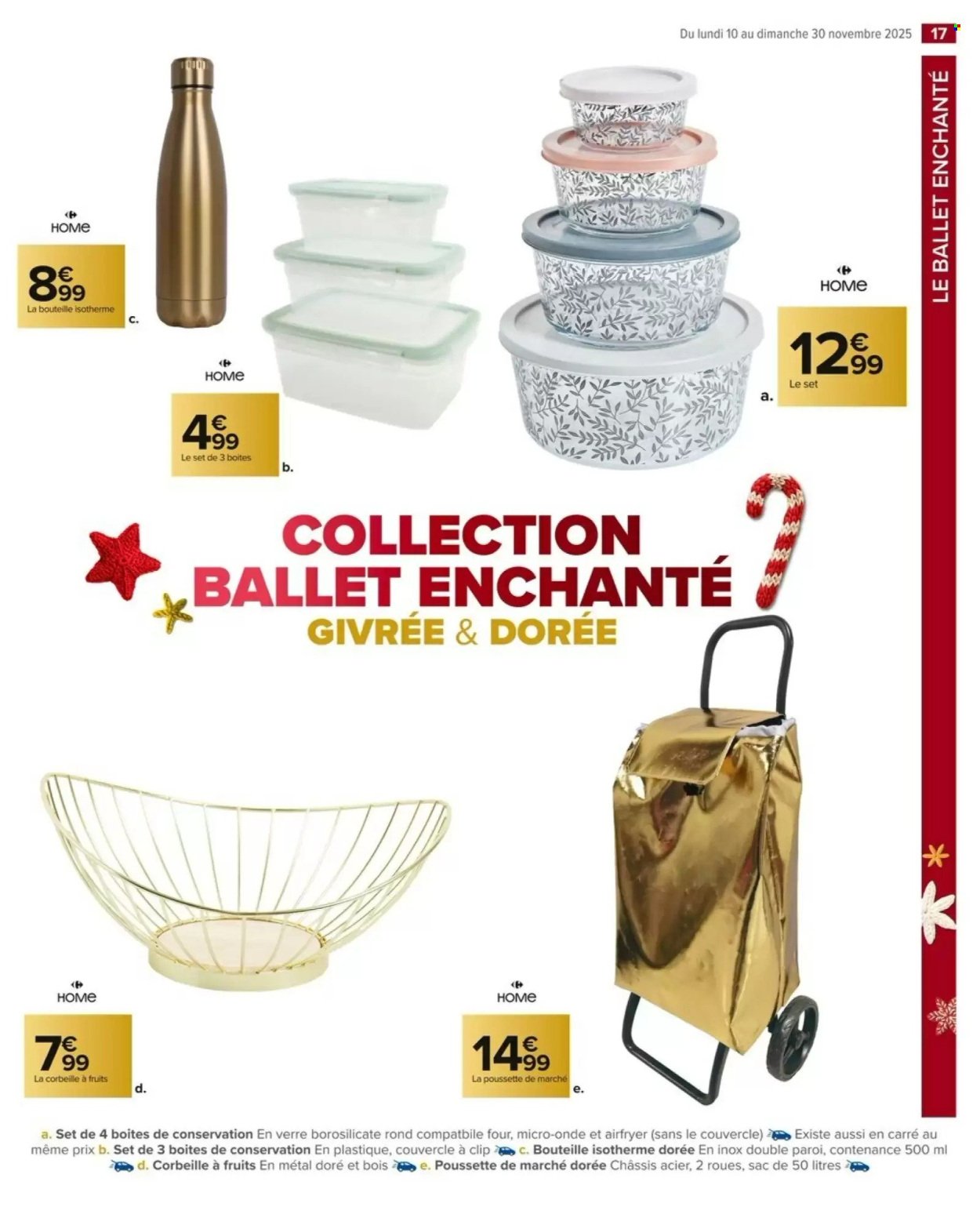 Catalogue CARREFOUR MARKET - DÉCO ET ART DE LA TABLE POUR LES FÊTES