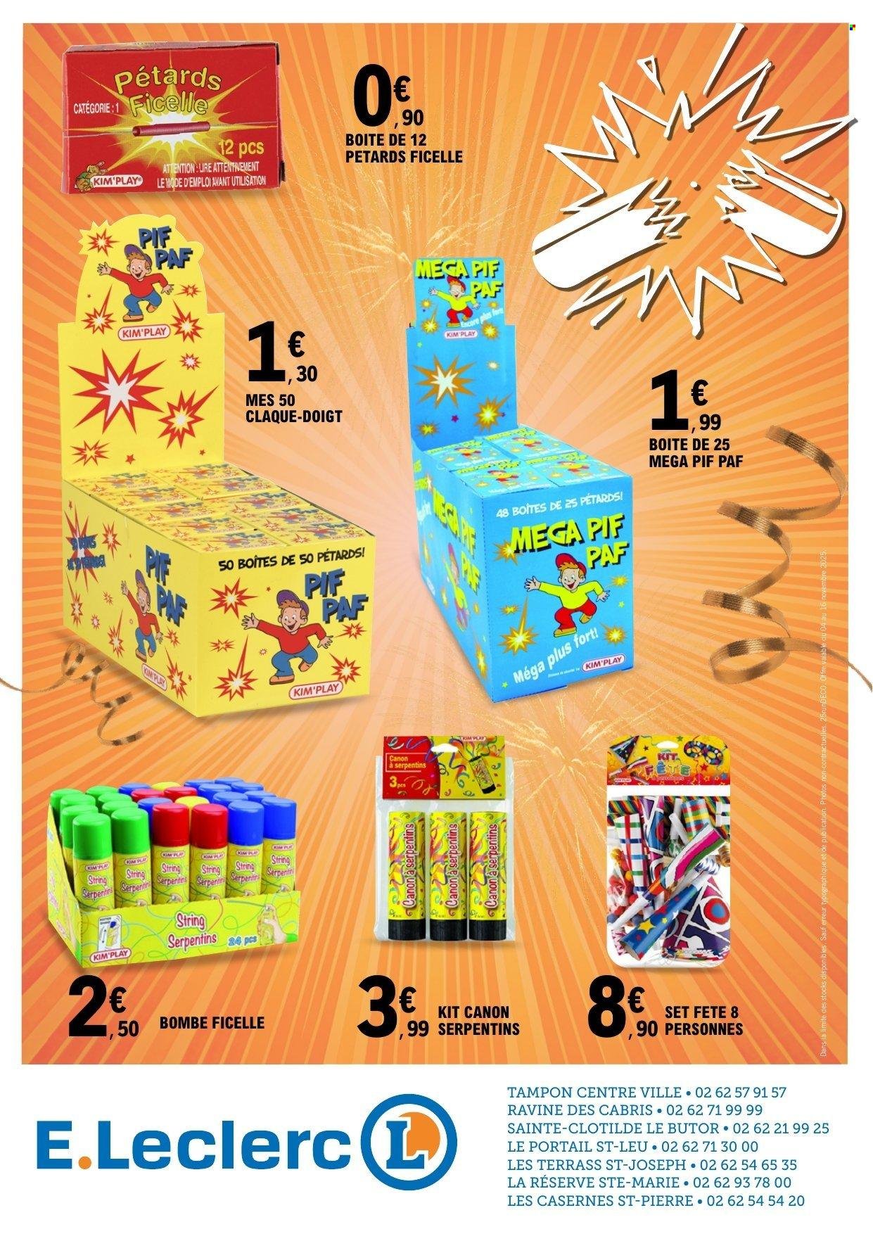 Catalogue E.LECLERC - Du mardi 4 novembre 2025