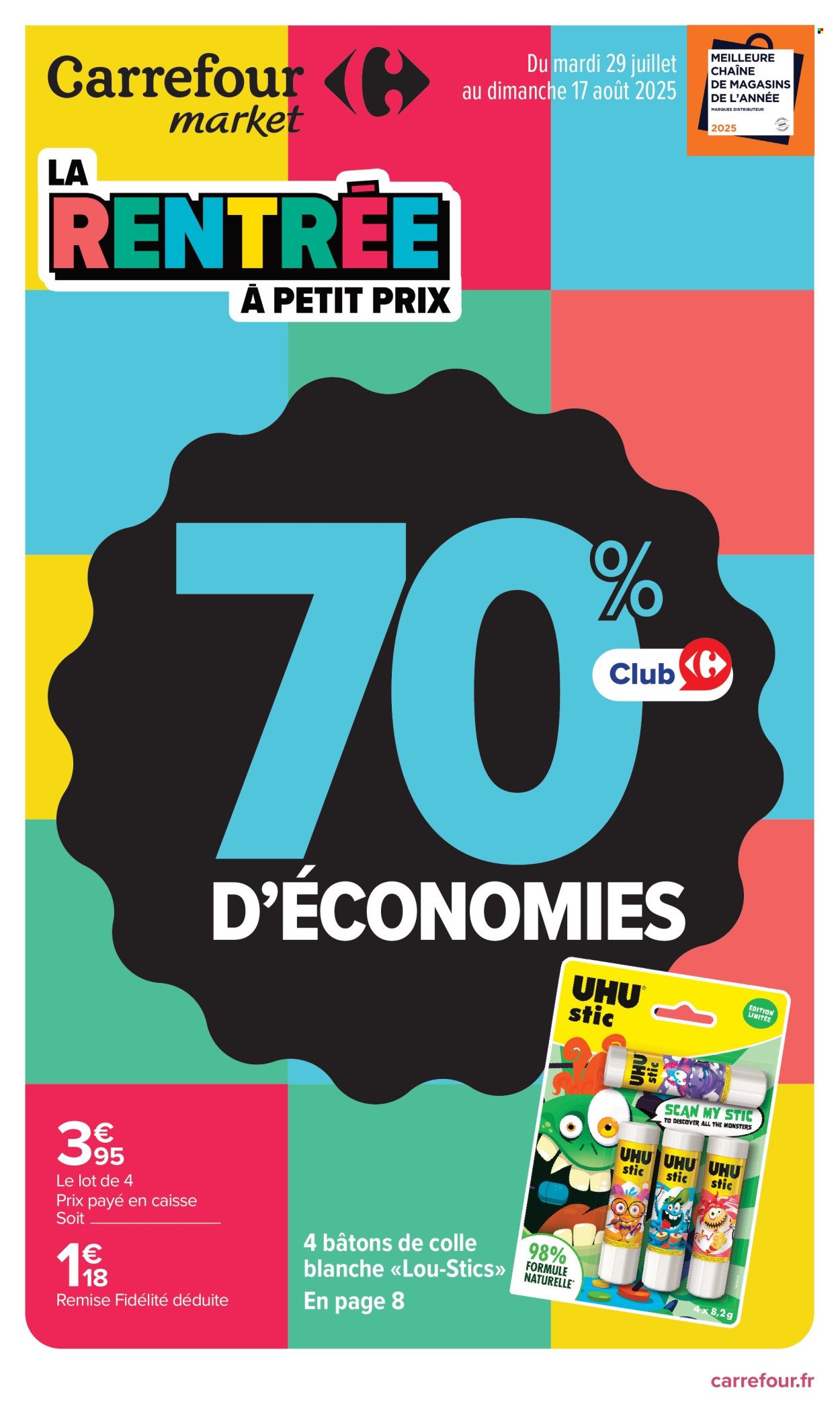 Catalogue CARREFOUR MARKET - LA RENTRÉE À PETIT PRIX (2025-07-29 - 2025-08-17)
