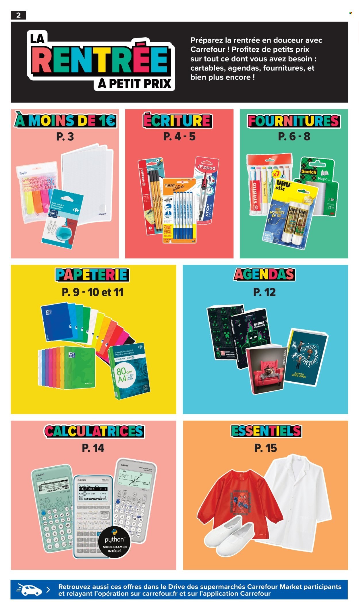 Catalogue CARREFOUR MARKET - LA RENTRÉE À PETIT PRIX (2025-07-29 - 2025-08-17)