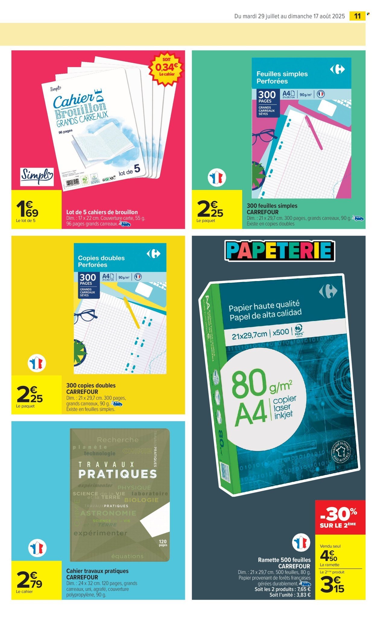 Catalogue CARREFOUR MARKET - LA RENTRÉE À PETIT PRIX (2025-07-29 - 2025-08-17)