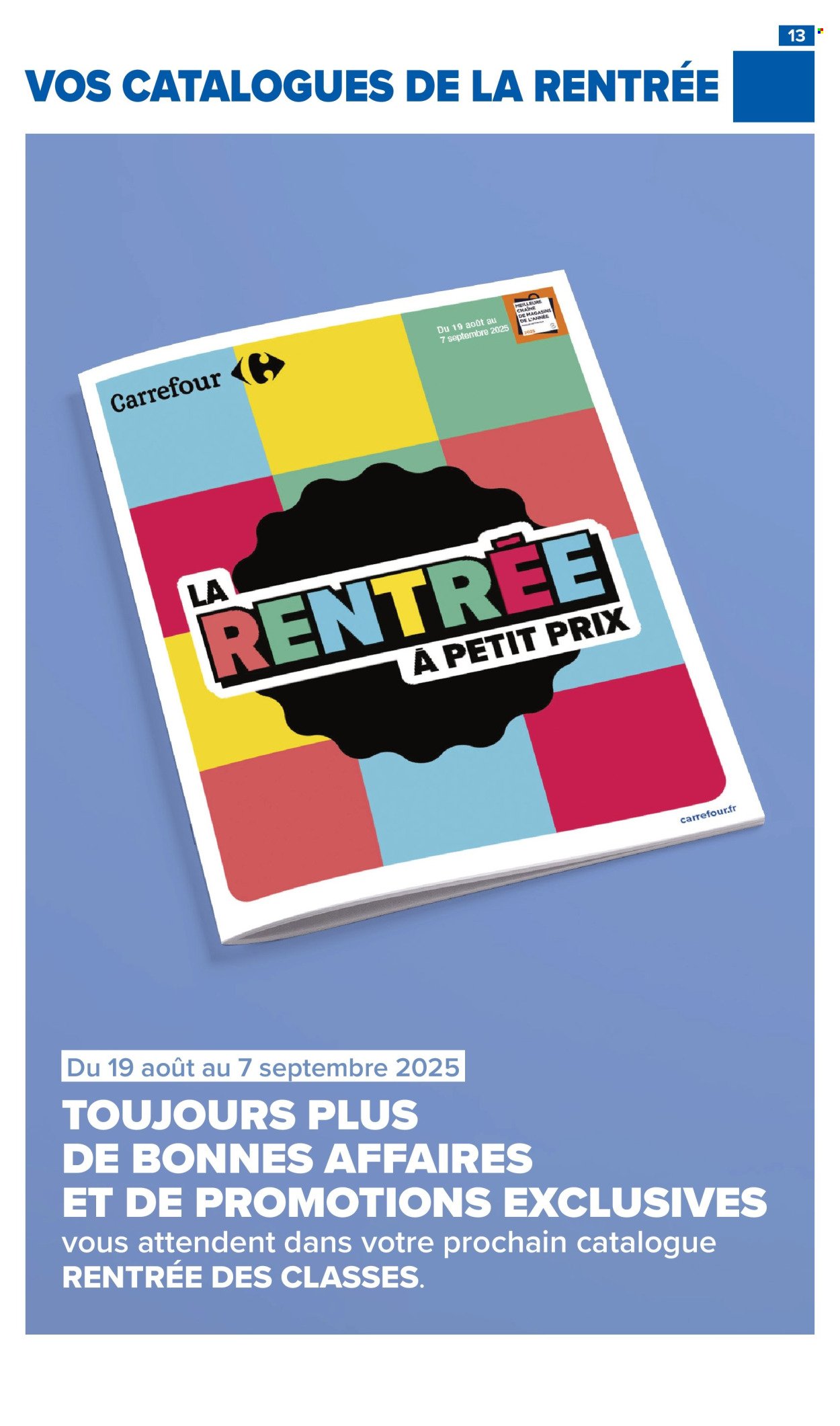 Catalogue CARREFOUR MARKET - LA RENTRÉE À PETIT PRIX (2025-07-29 - 2025-08-17)